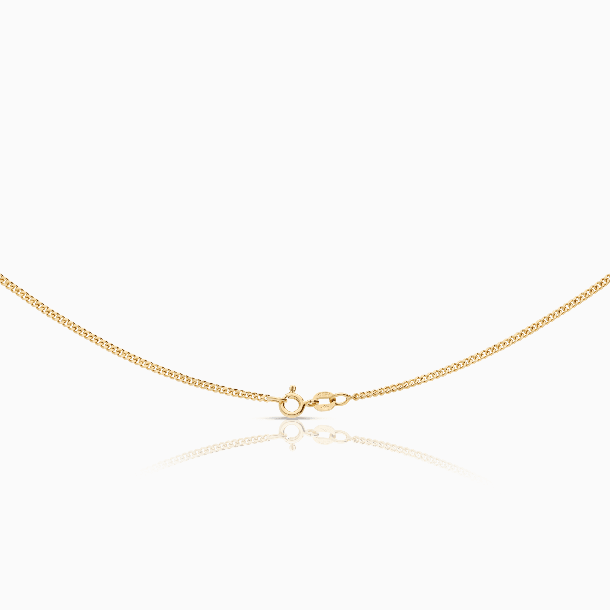 Curb necklace 5.36g 18K gold