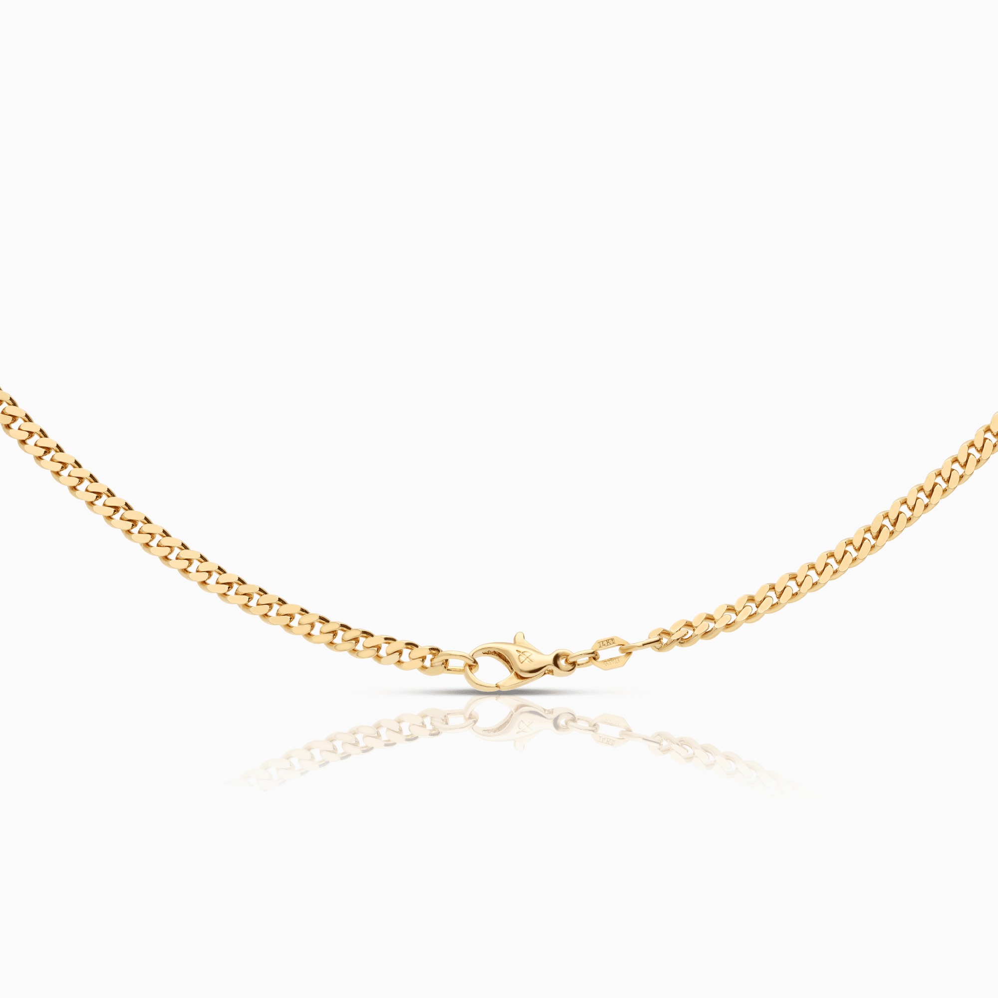 Curb necklace 17.65g 14K gold