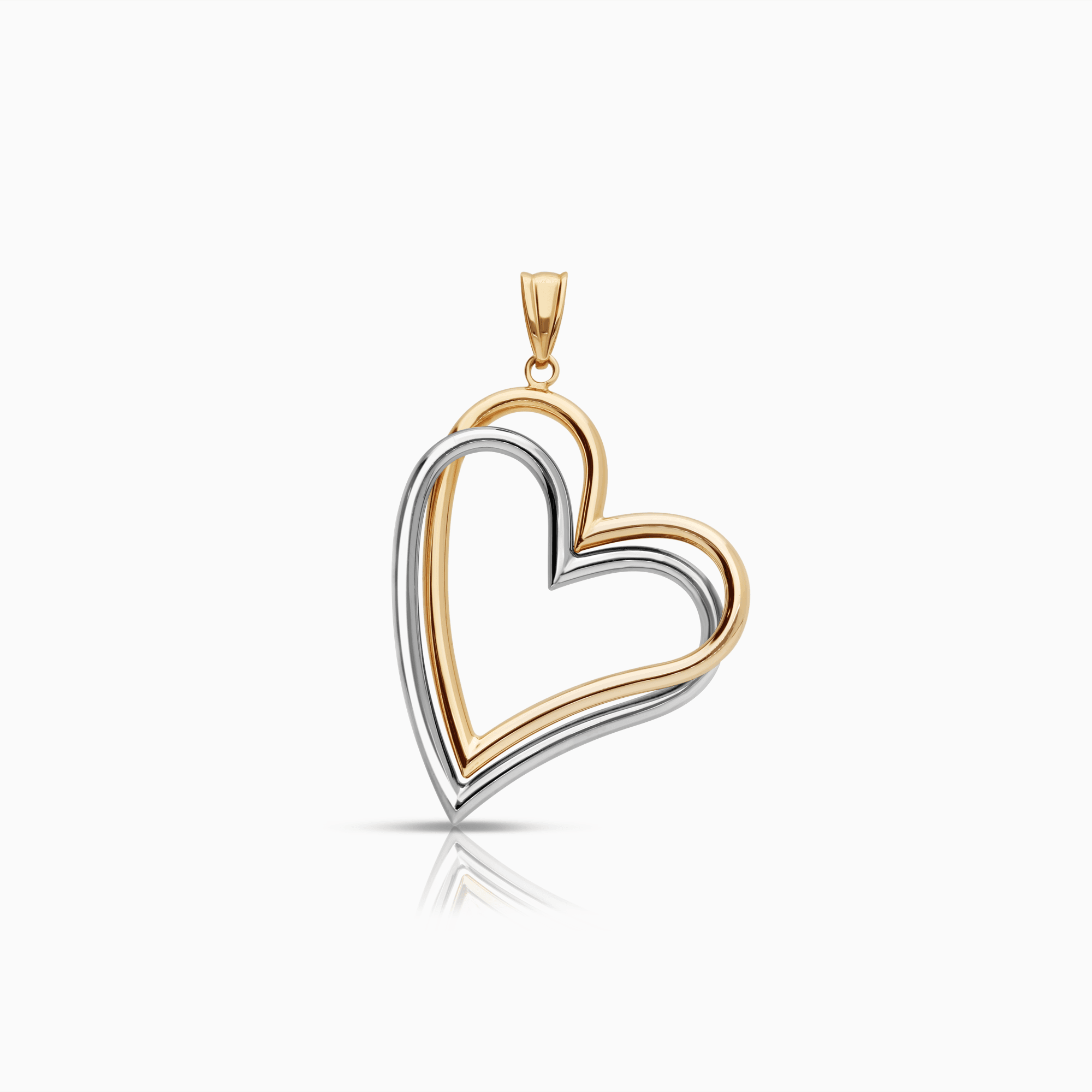 Heart pendant 2.65g 18K gold