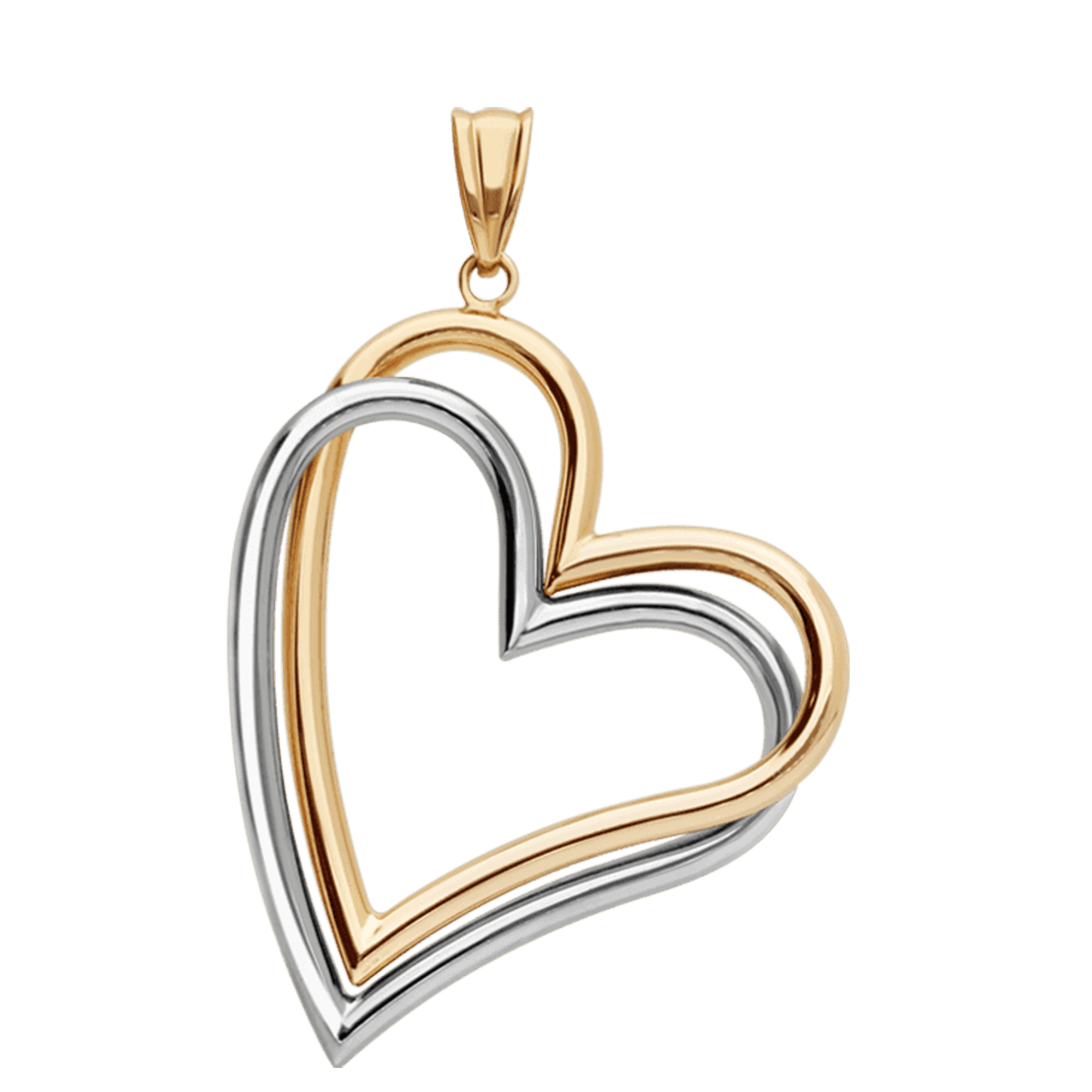 Heart pendant 2.65g 18K gold
