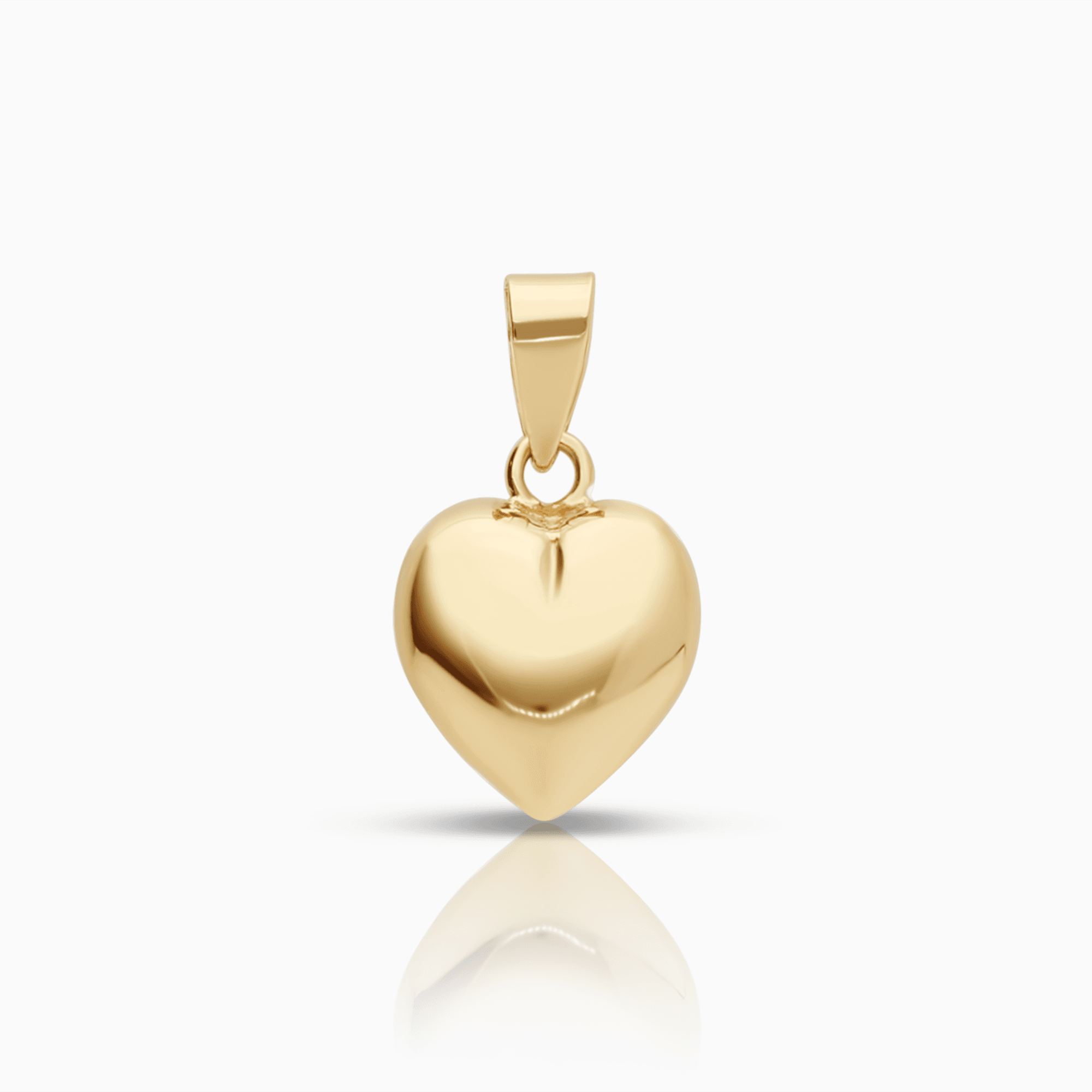 Heart pendant 0.23g 18K gold