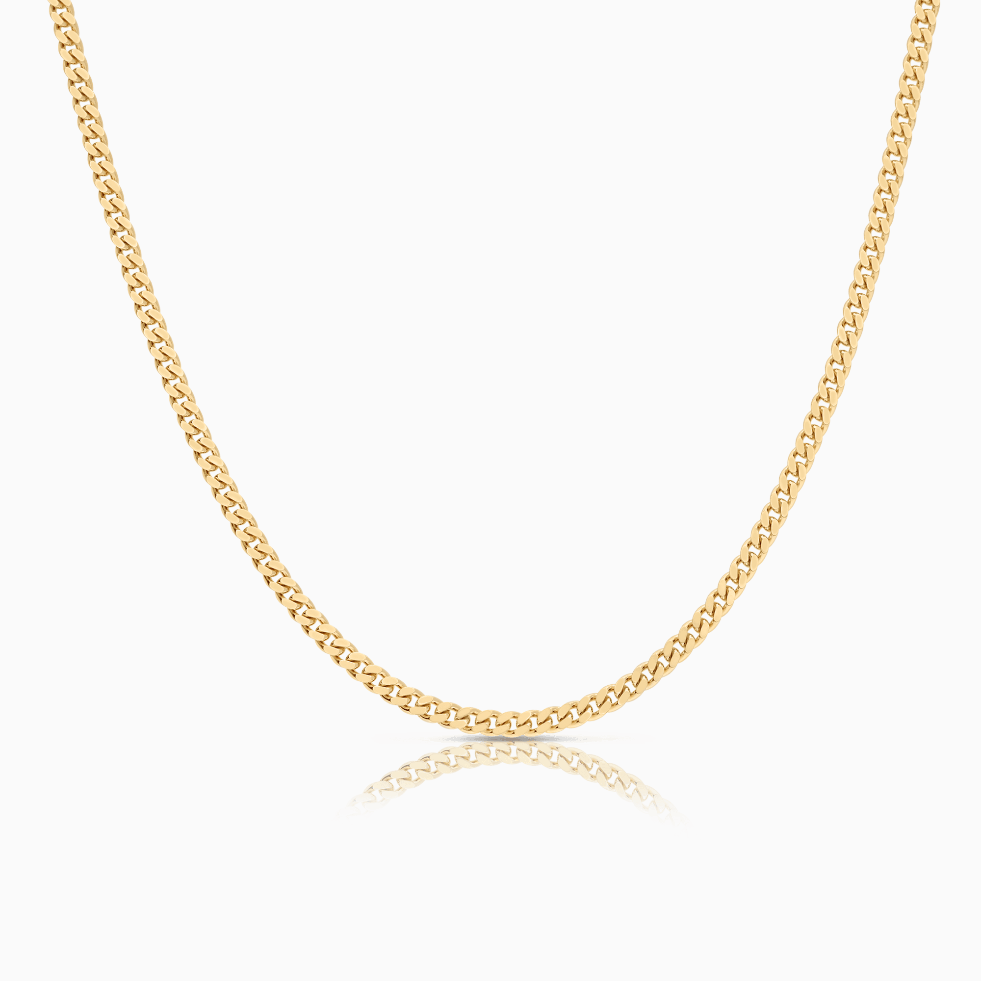 Curb chain 21.02g 18K gold