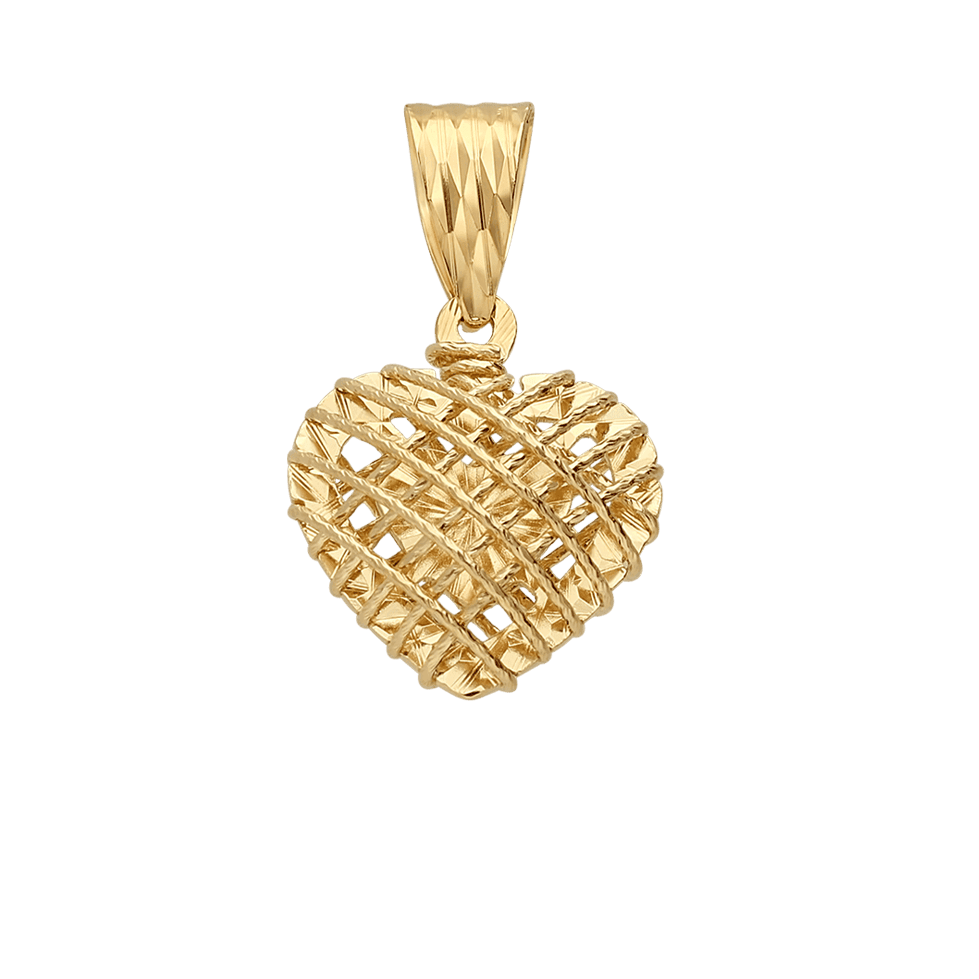 Heart pendant 1.82g 18K gold