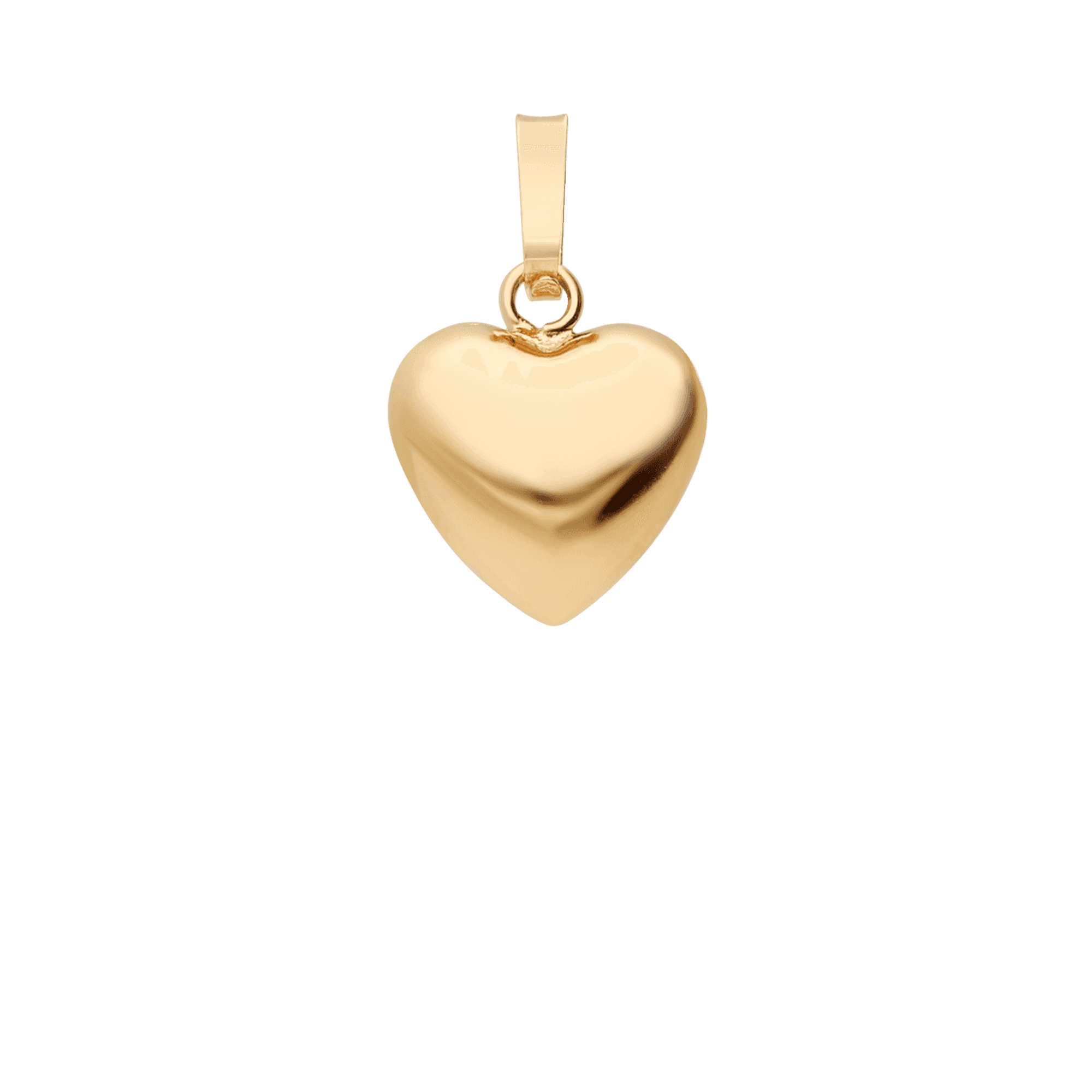 Heart pendant 0.98g 18K gold