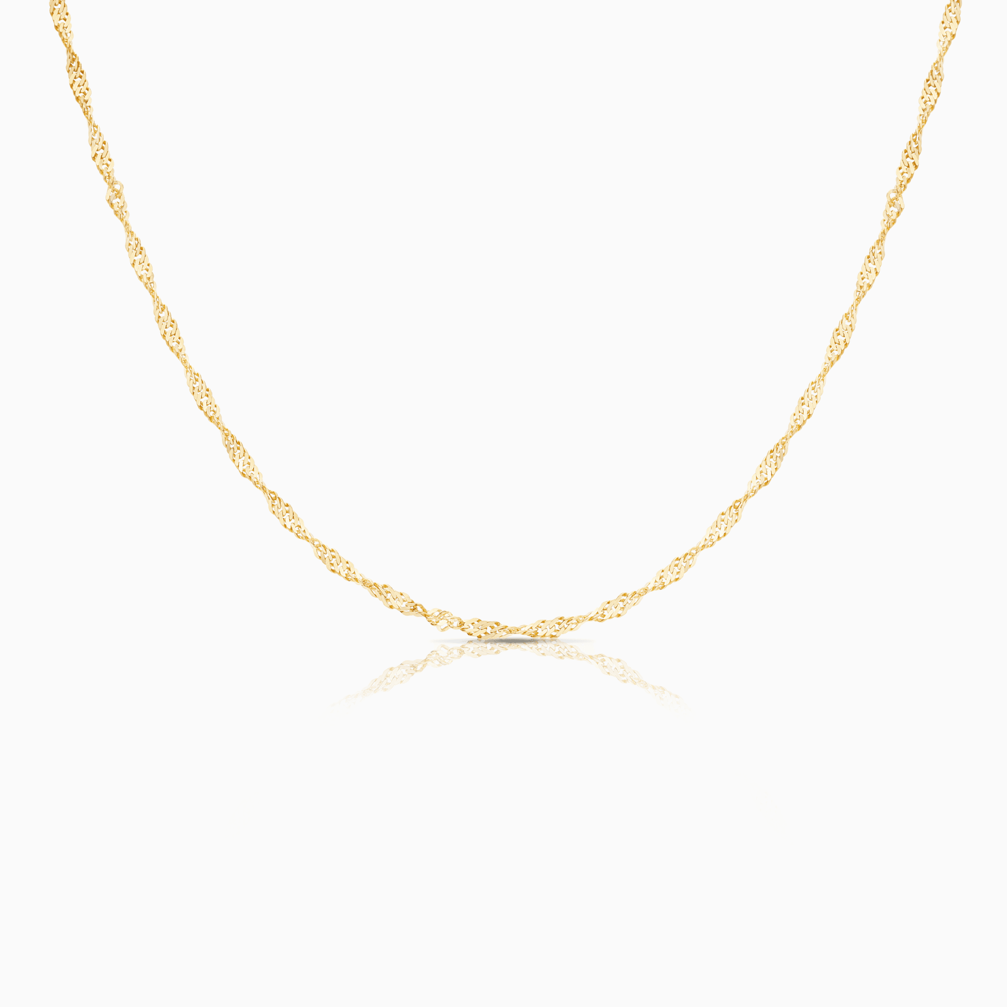 Singapore halsband 4,42g 18K guld