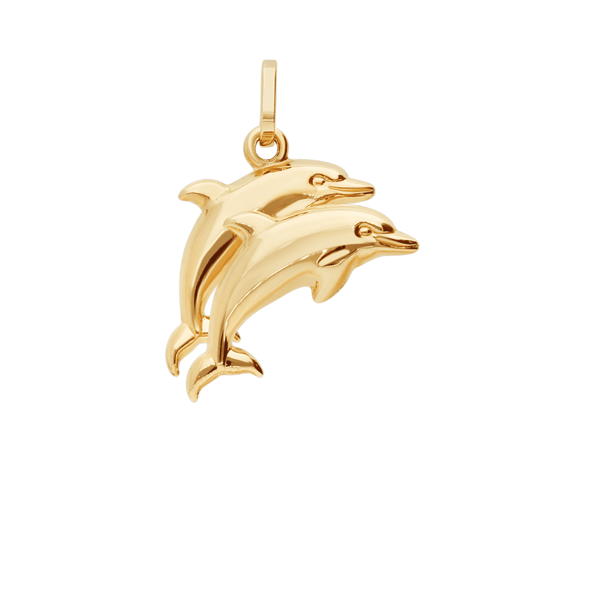 Dolphin pendant 0.98g 18K gold