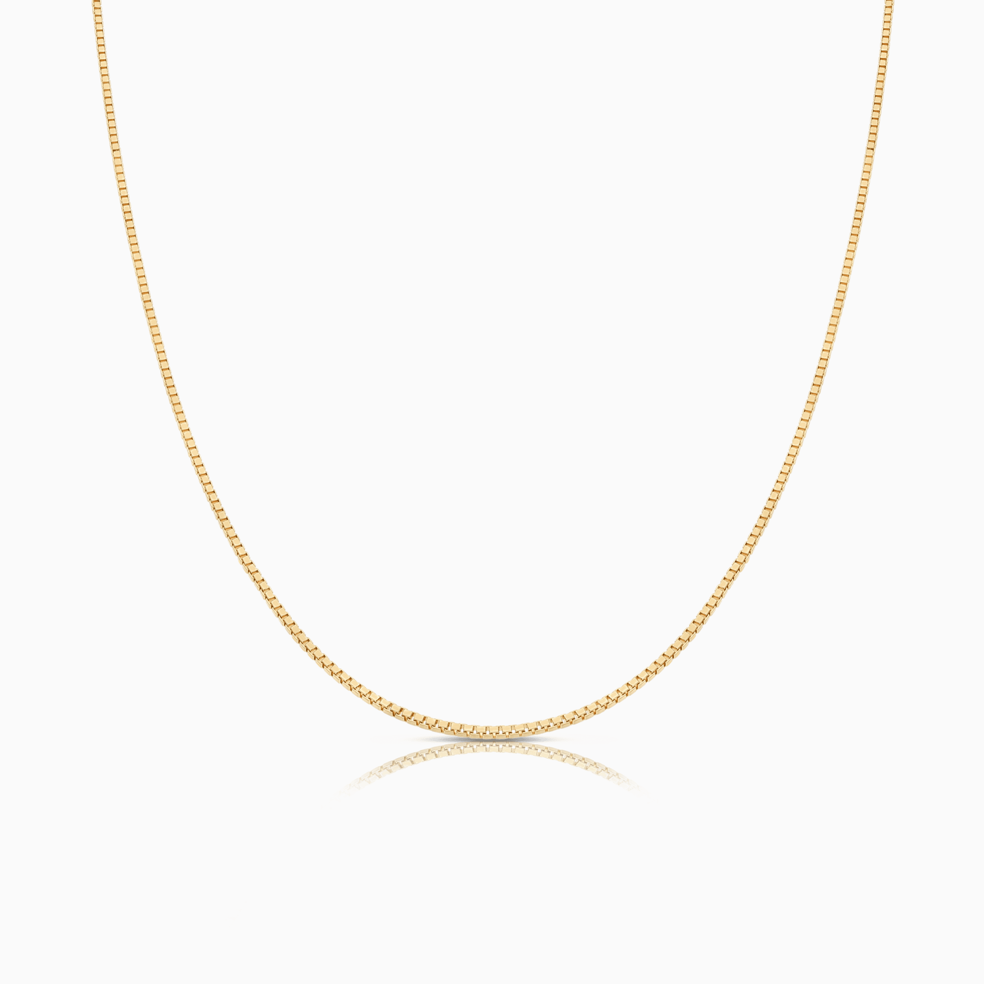 Venetian chain 45.5cm 18K gold