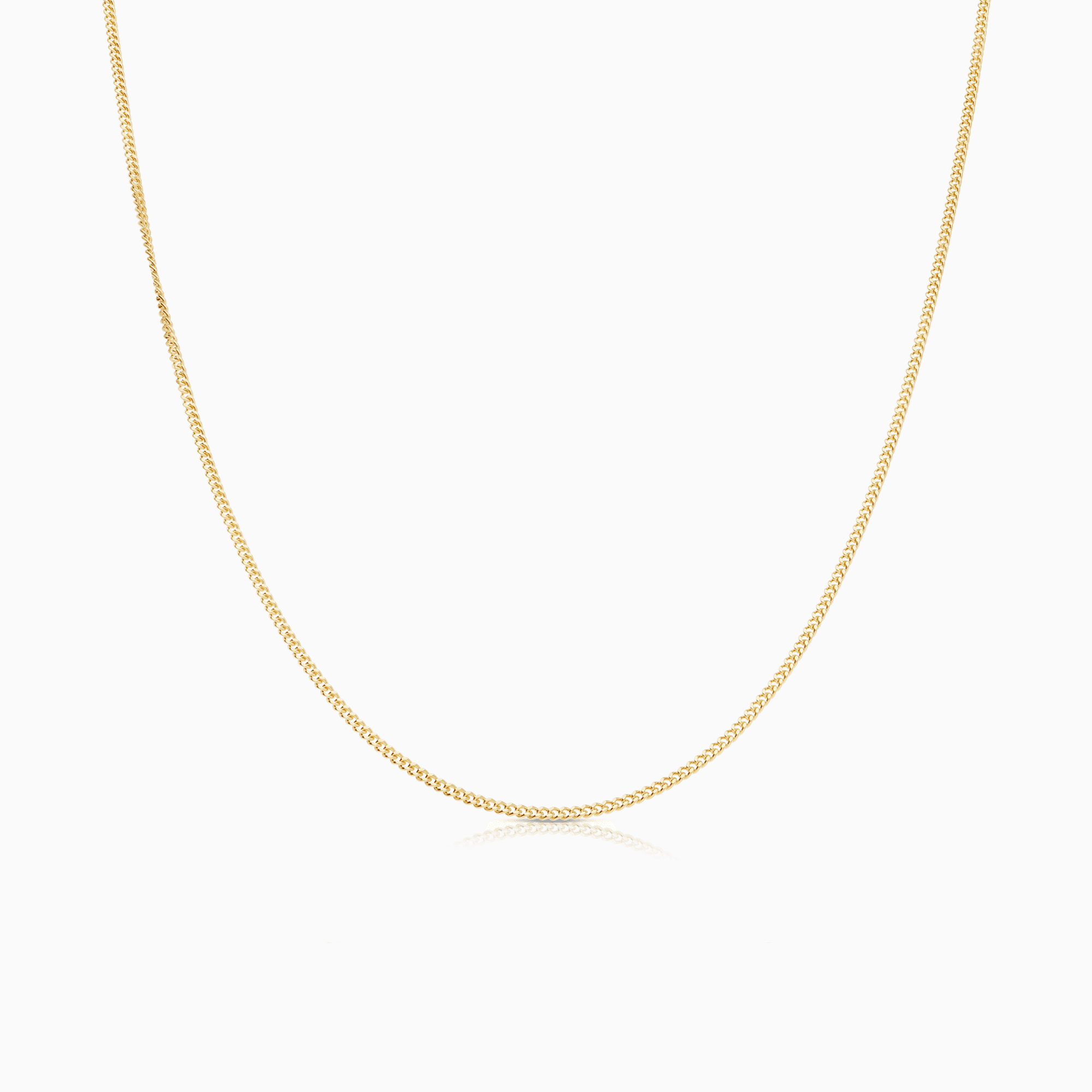 Pansarlänk 37cm 18K guld