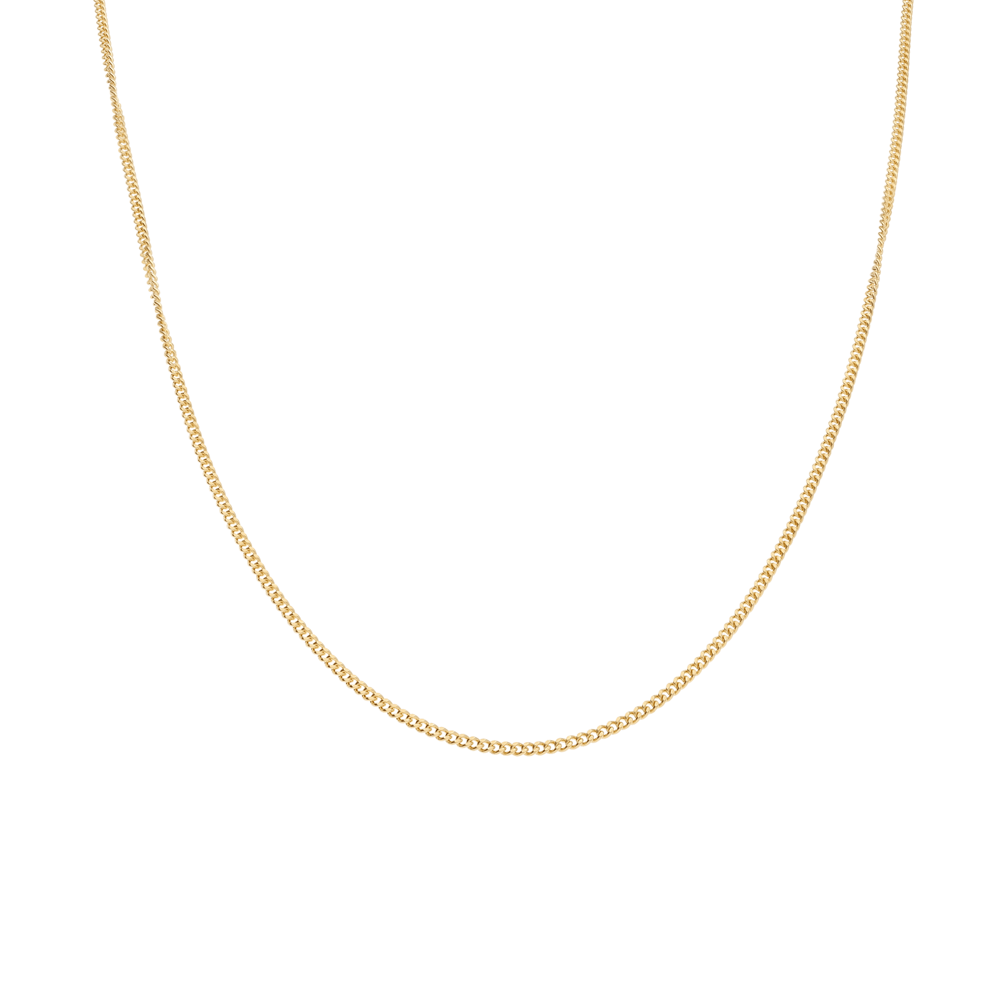 Pansarlänk 52cm 18K guld