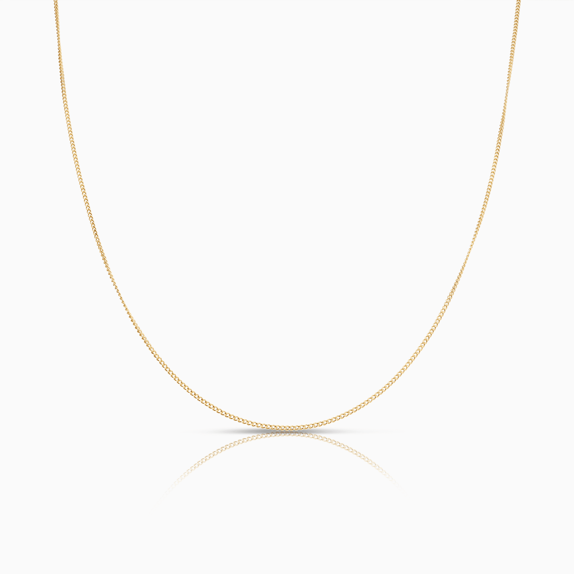 Curb chain 39.5cm 18K gold