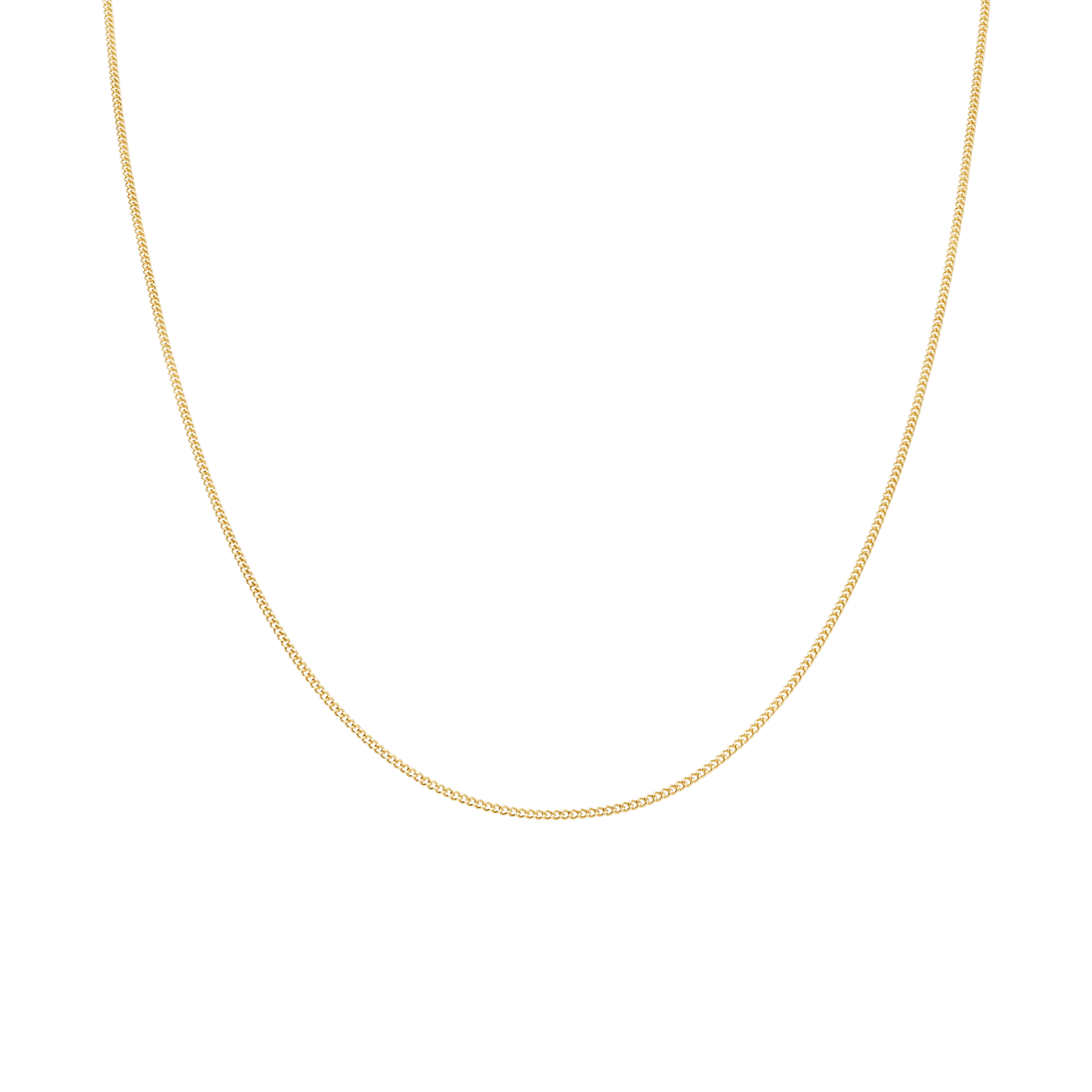 Curb chain 43.5cm 18K gold
