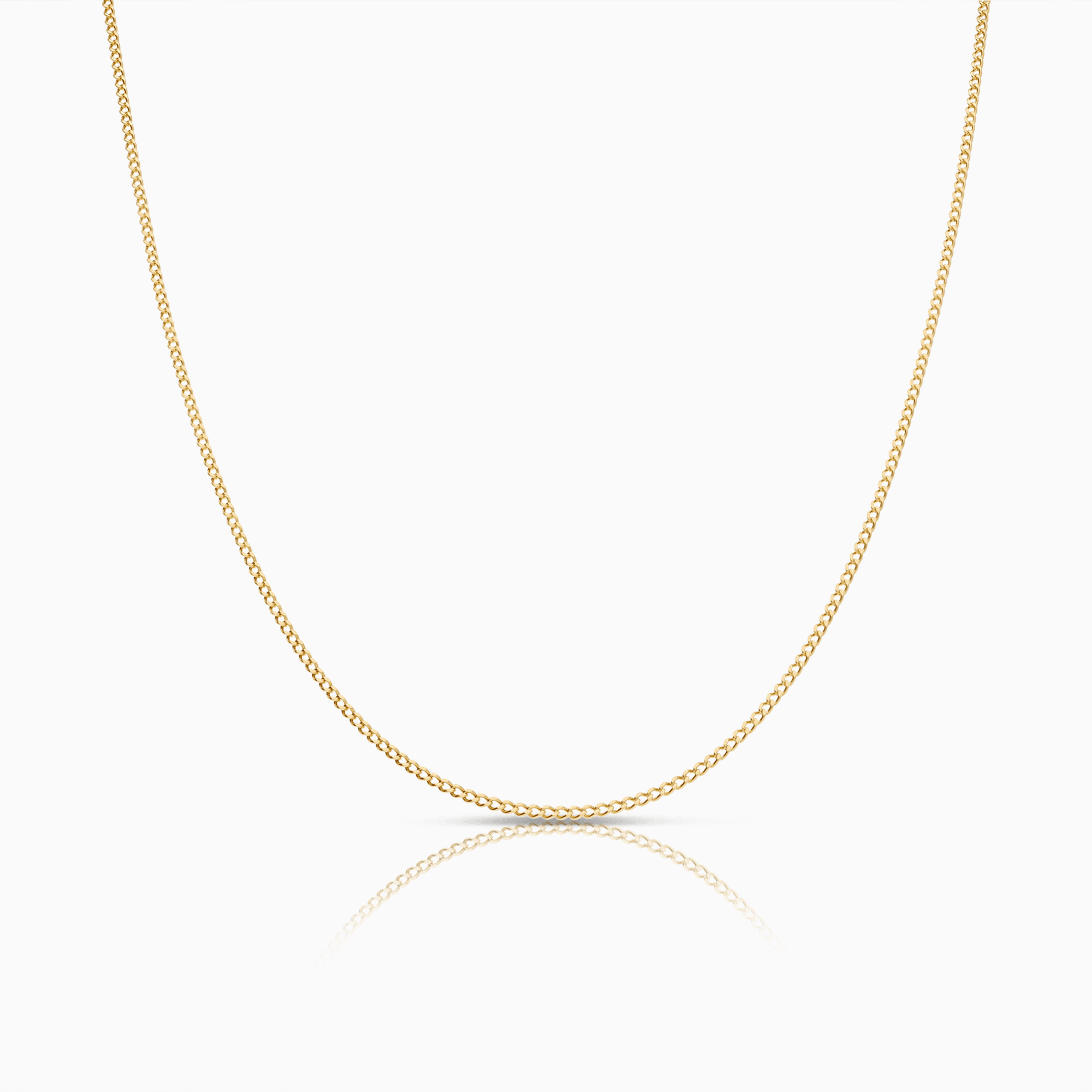 Pansarlänk 43,5cm 18K guld