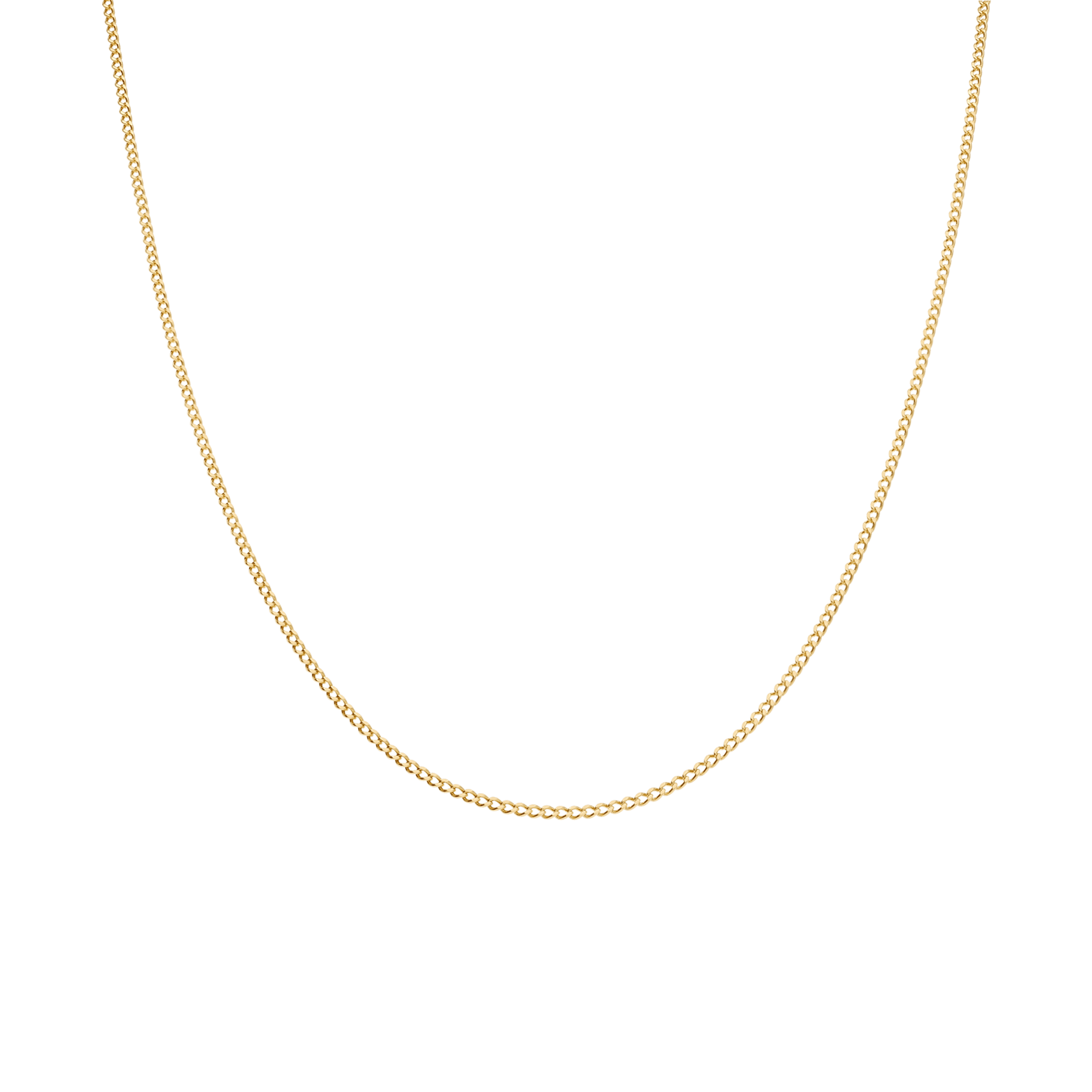 Pansarlänk 43,5cm 18K guld