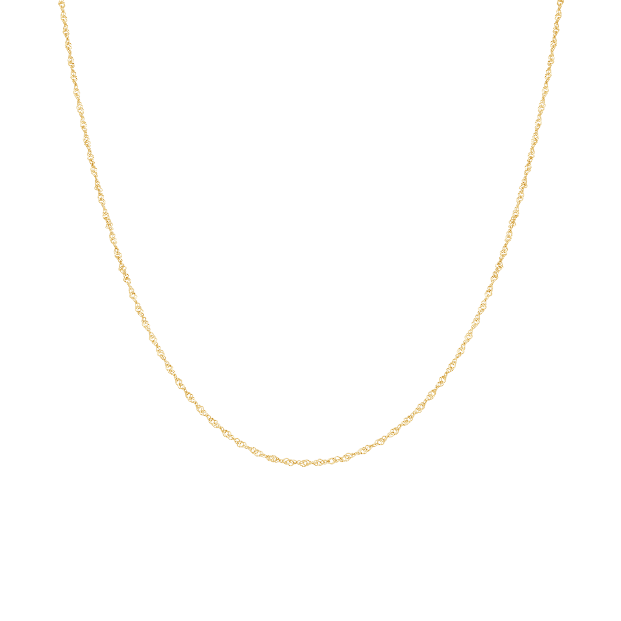 Singapore chain 42.5cm 18K gold