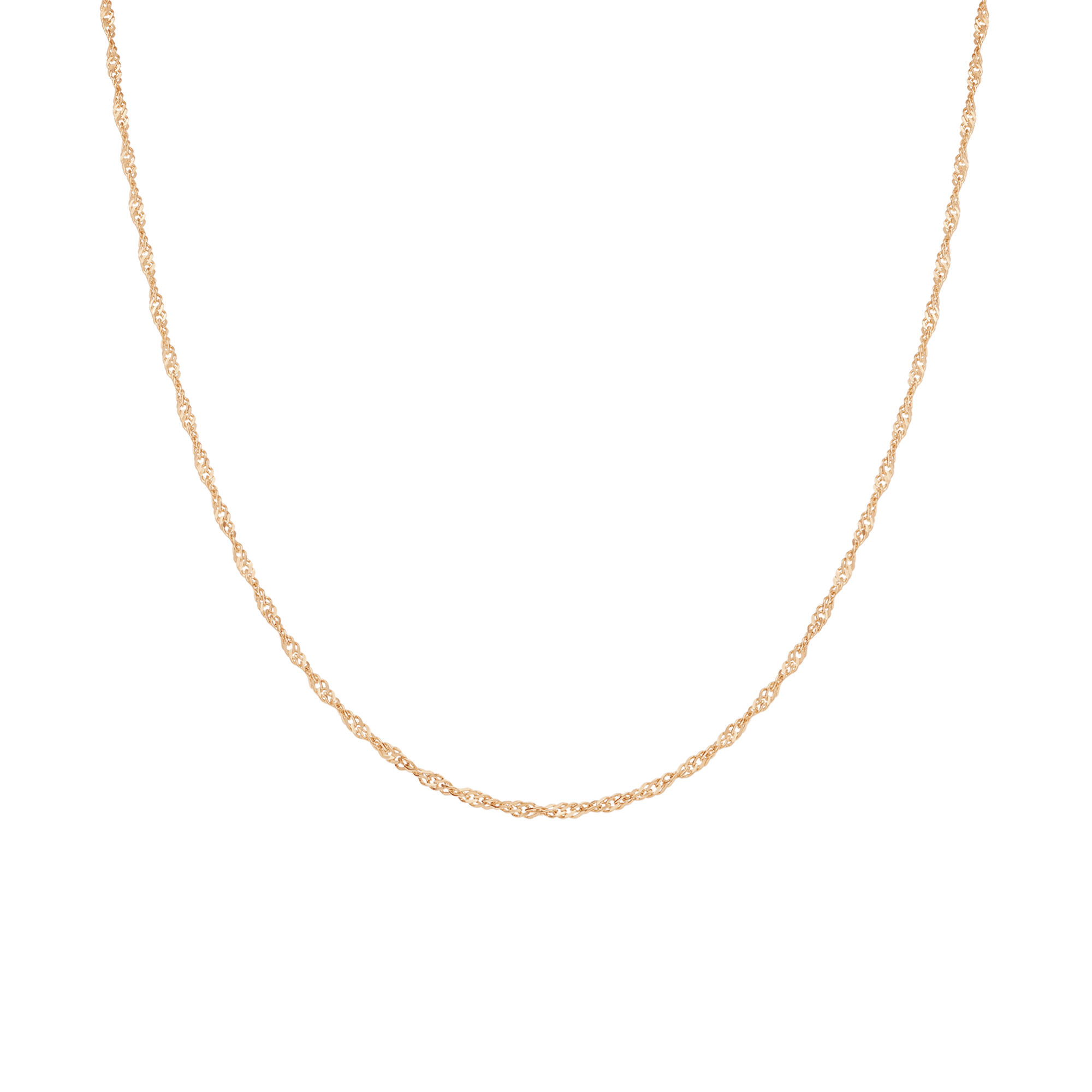 Singapore chain 42cm 18K gold