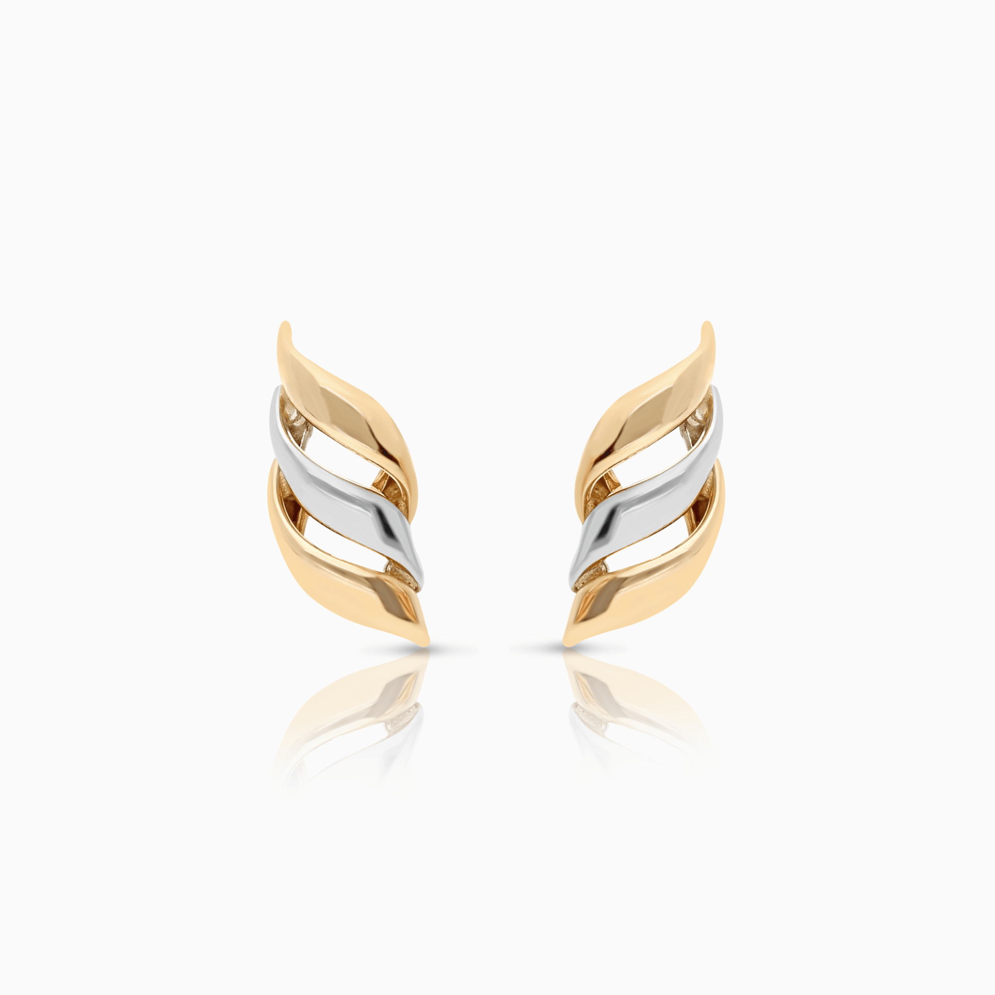 Gold earrings 0.95g 18K white/yellow/rose gold