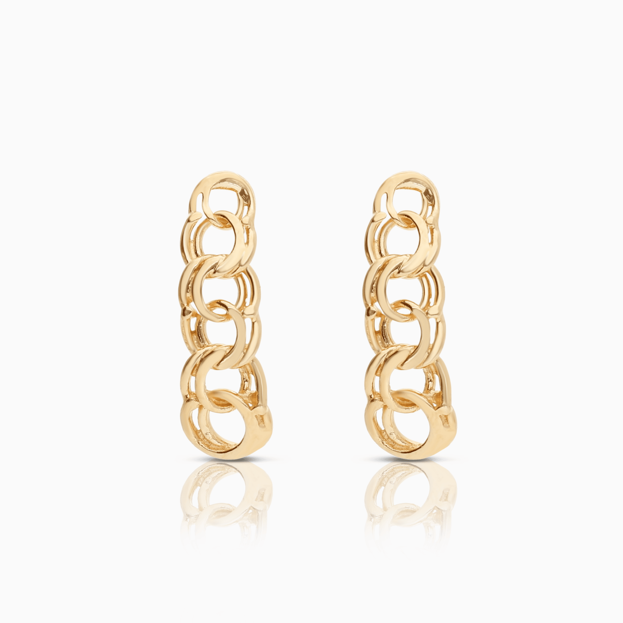 Bismarck earrings 0.95g 18K gold