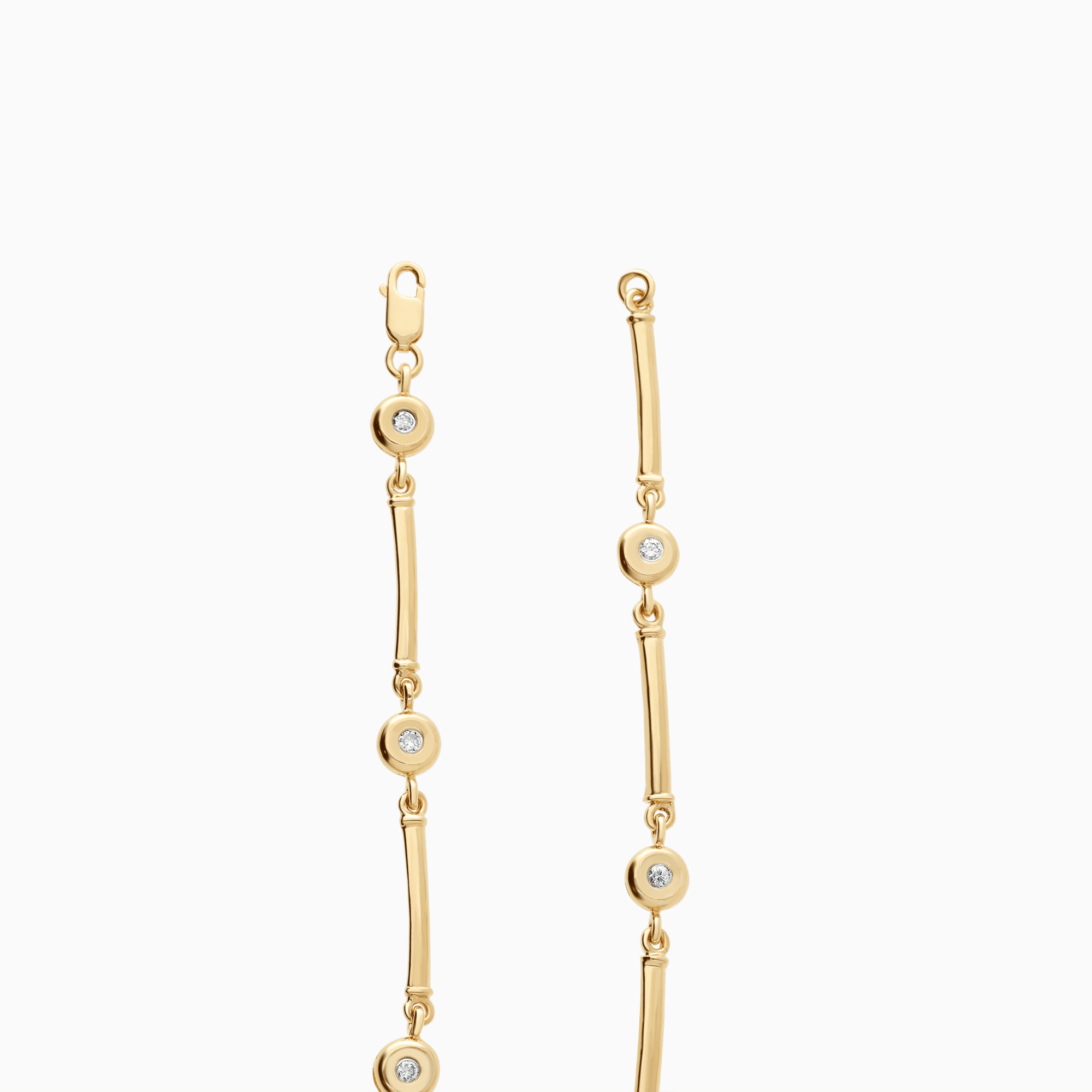 Diamond bracelet 0.18ct 18K gold
