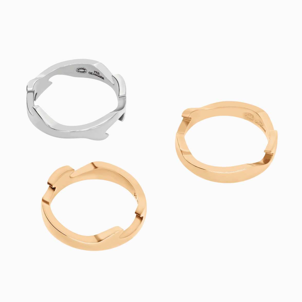 Georg Jensen Fusion 3-piece ring