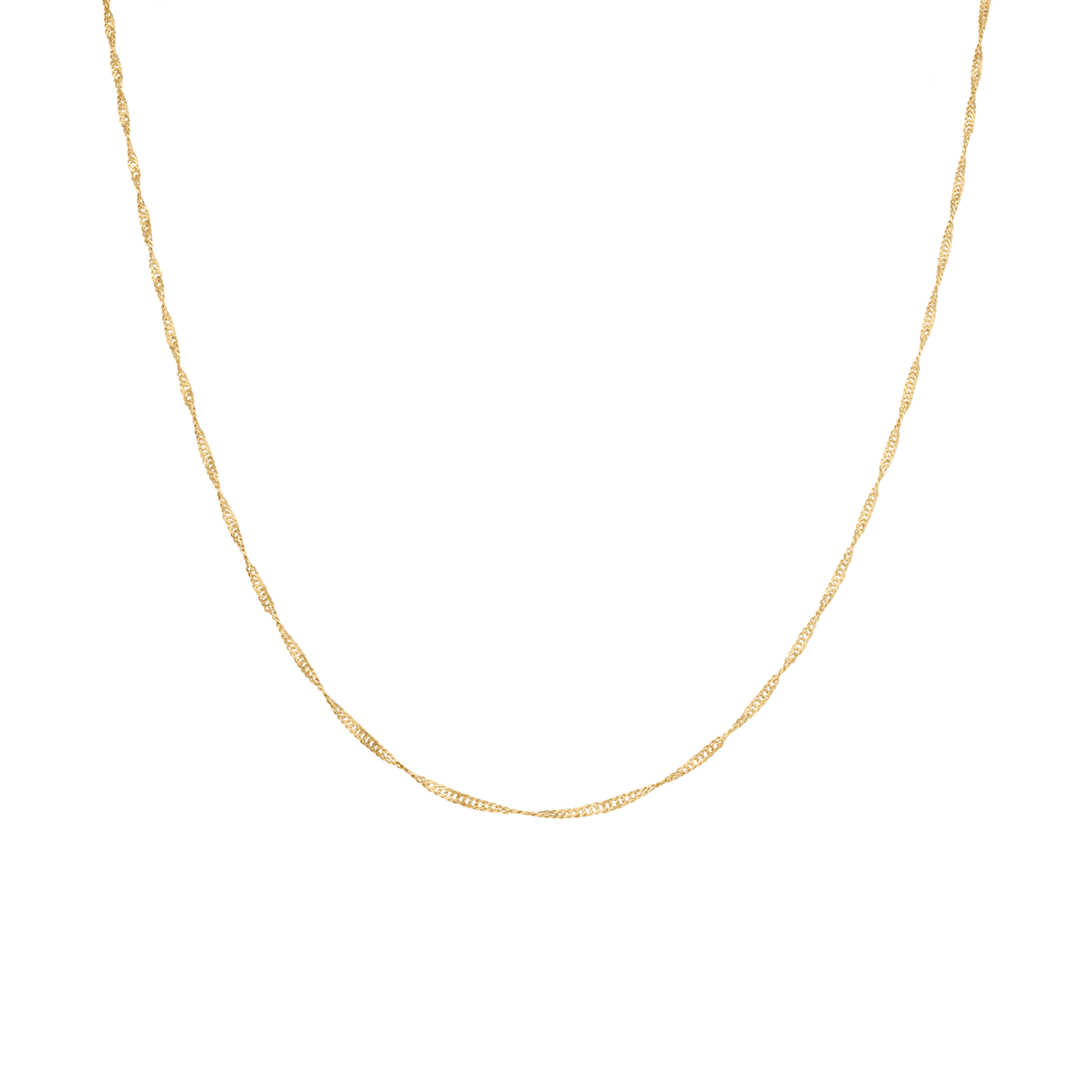 Singapore Chain 42cm 18K Gold