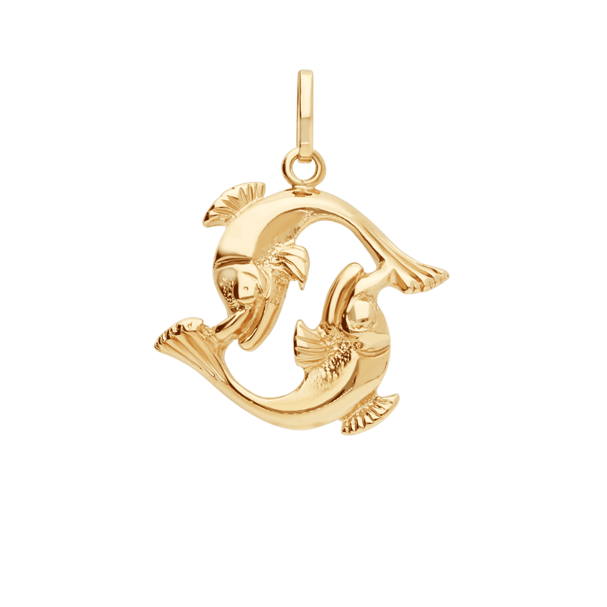 Hängsmycke stjärntäcken fisk 2,27g 18K guld
