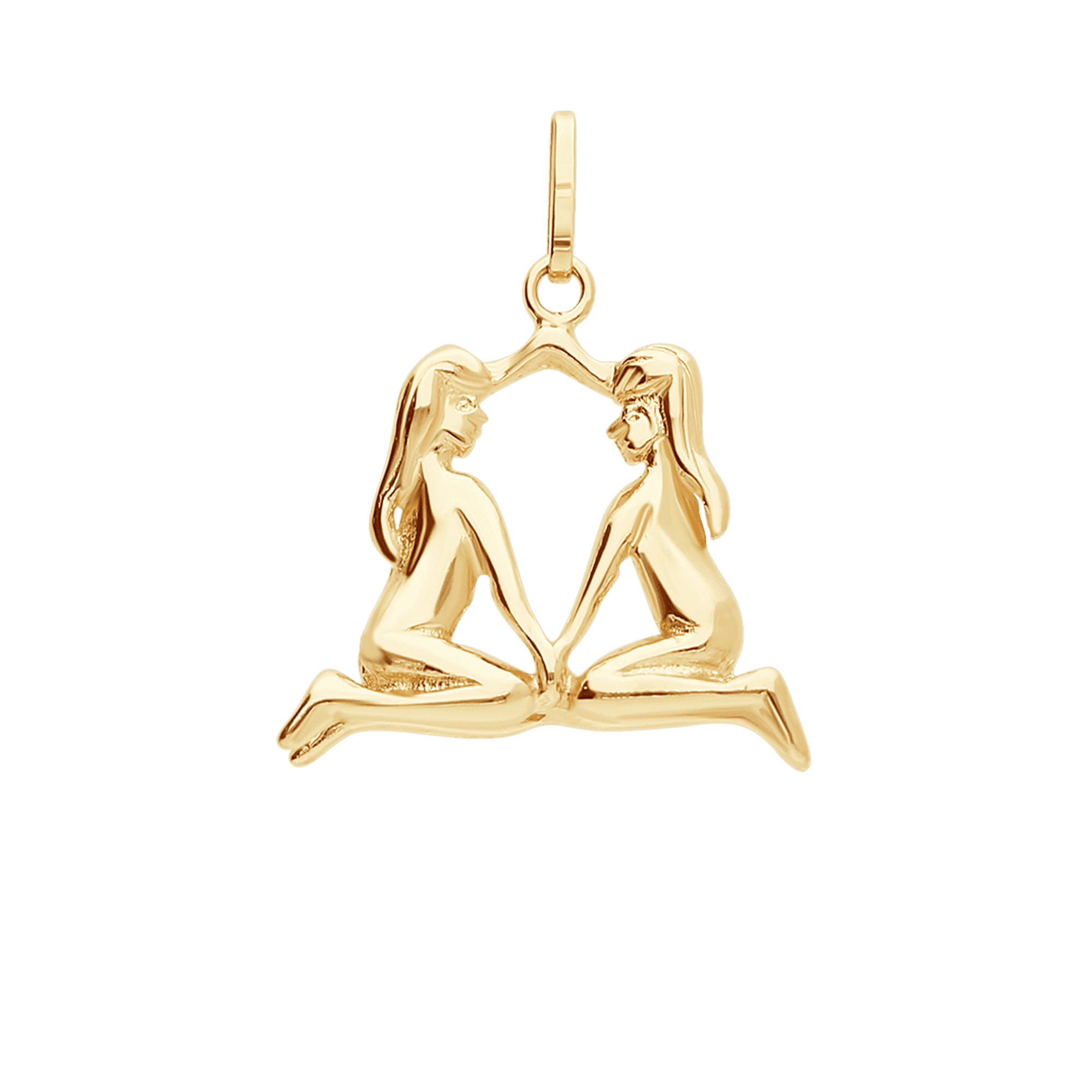 Zodiac pendant Gemini 2.55g 18K gold