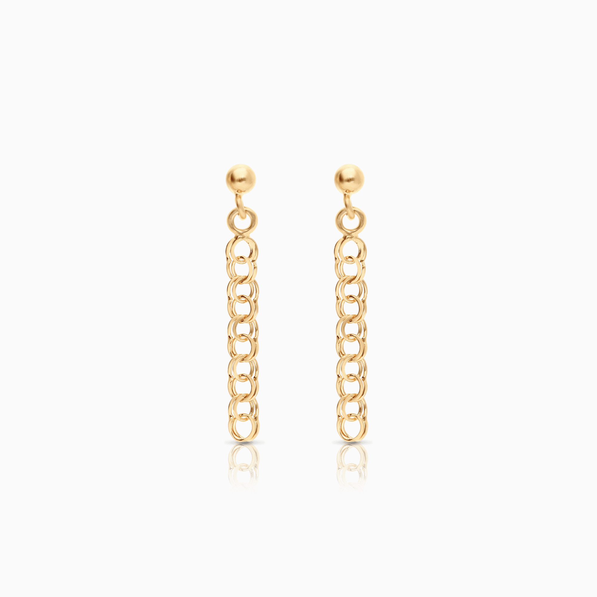 Bismarck earrings 1.10g 18K gold