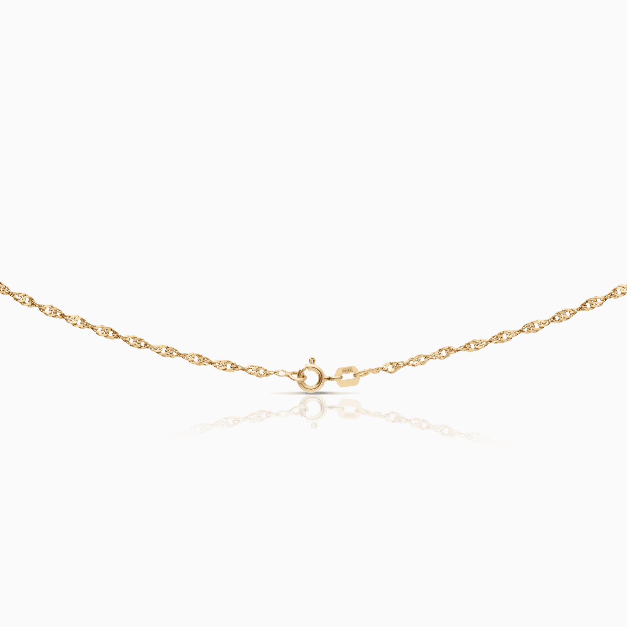 Singapore halsband 3,42g 18K guld