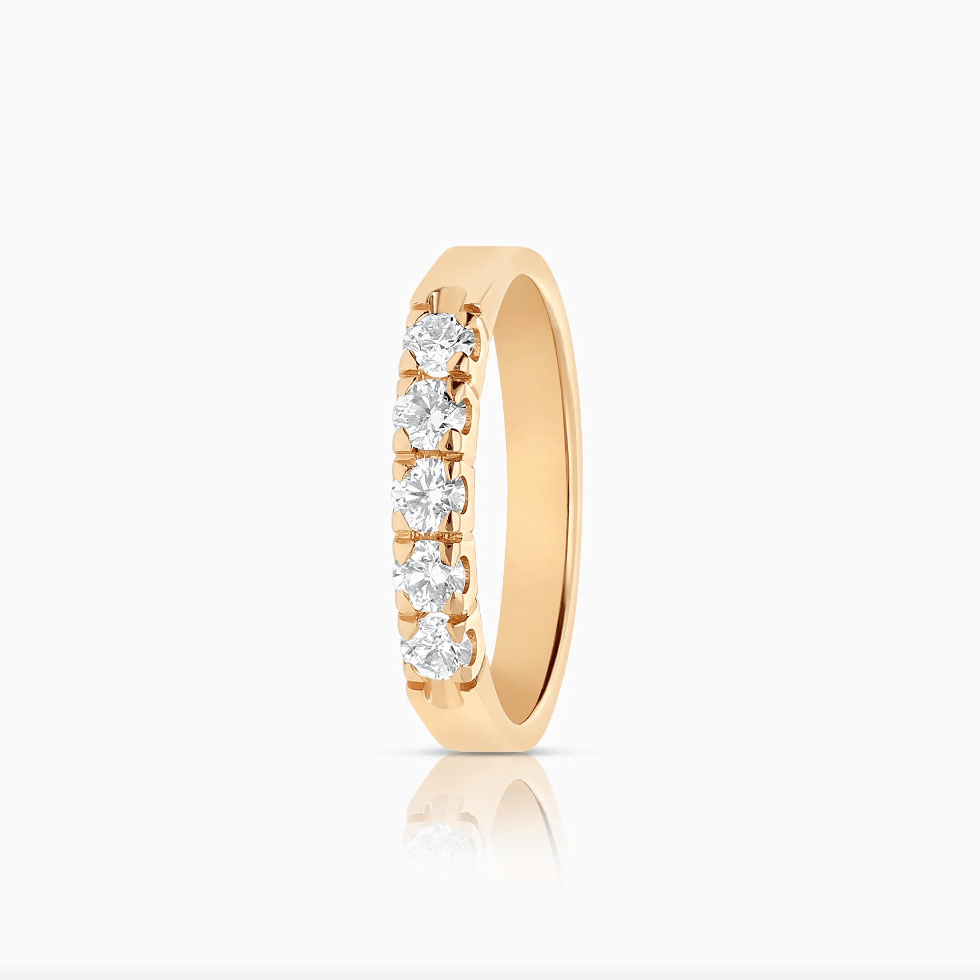 Alliansring 0,40ct 18K guld