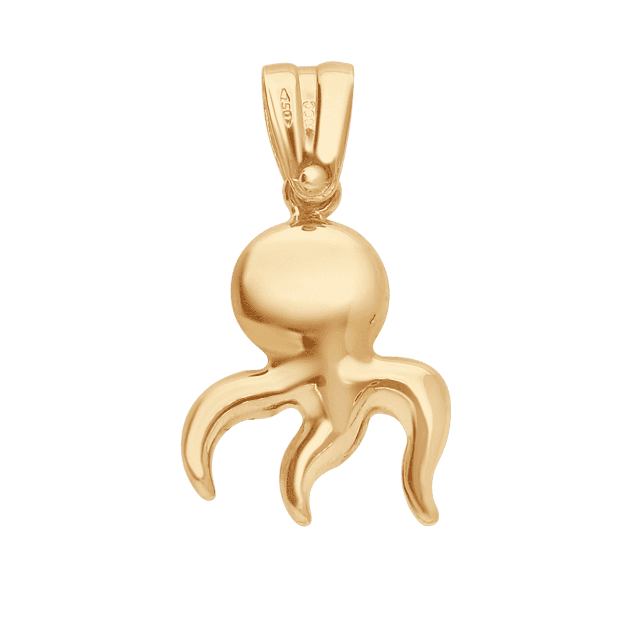 Hängsmycke bläckfisk 1,14g 18K guld