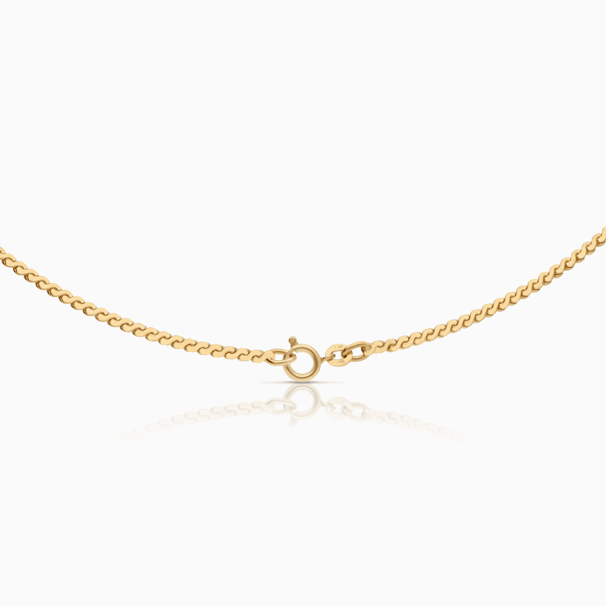 S-länk halsband 14,05g 18K guld
