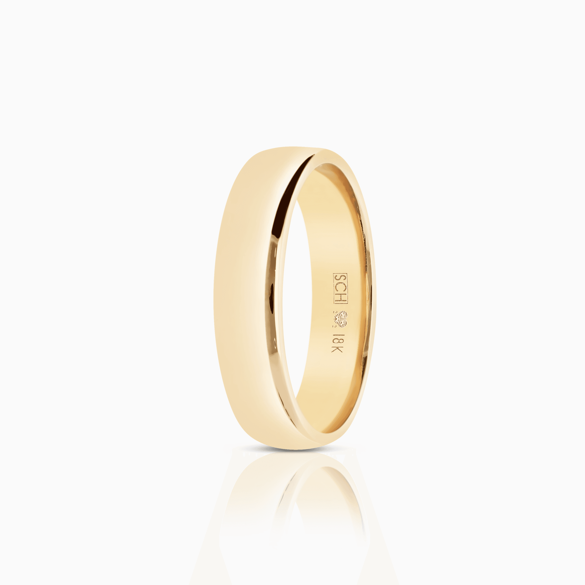 Schalins slät ring 5,32g 18K guld