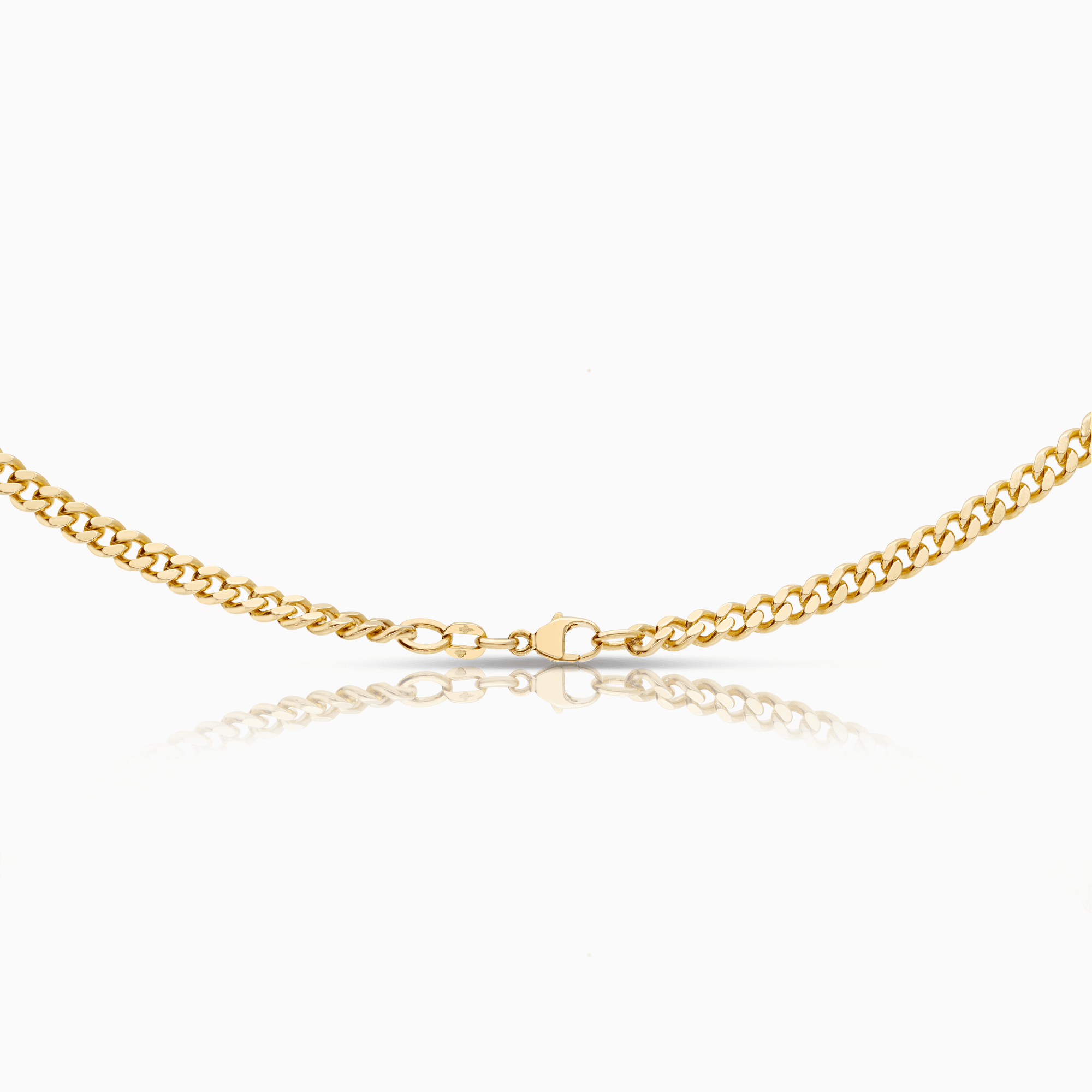 Curb chain 28.05g 18K gold