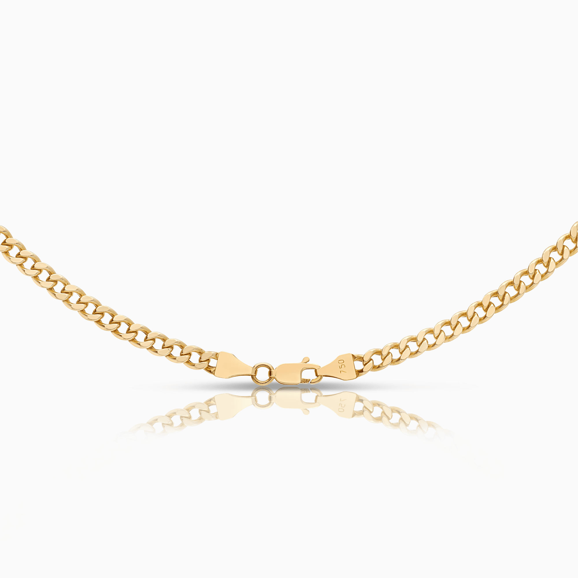 Curb chain 14.30g 18K gold