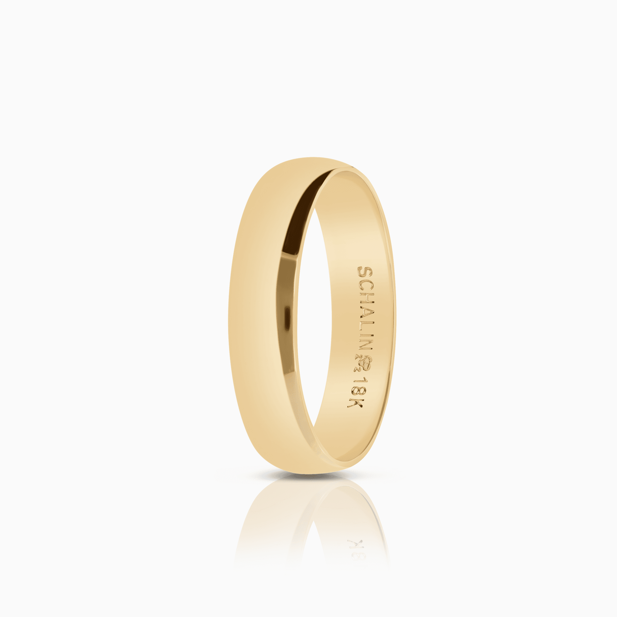 Schalins slät ring 3,30g 18K guld