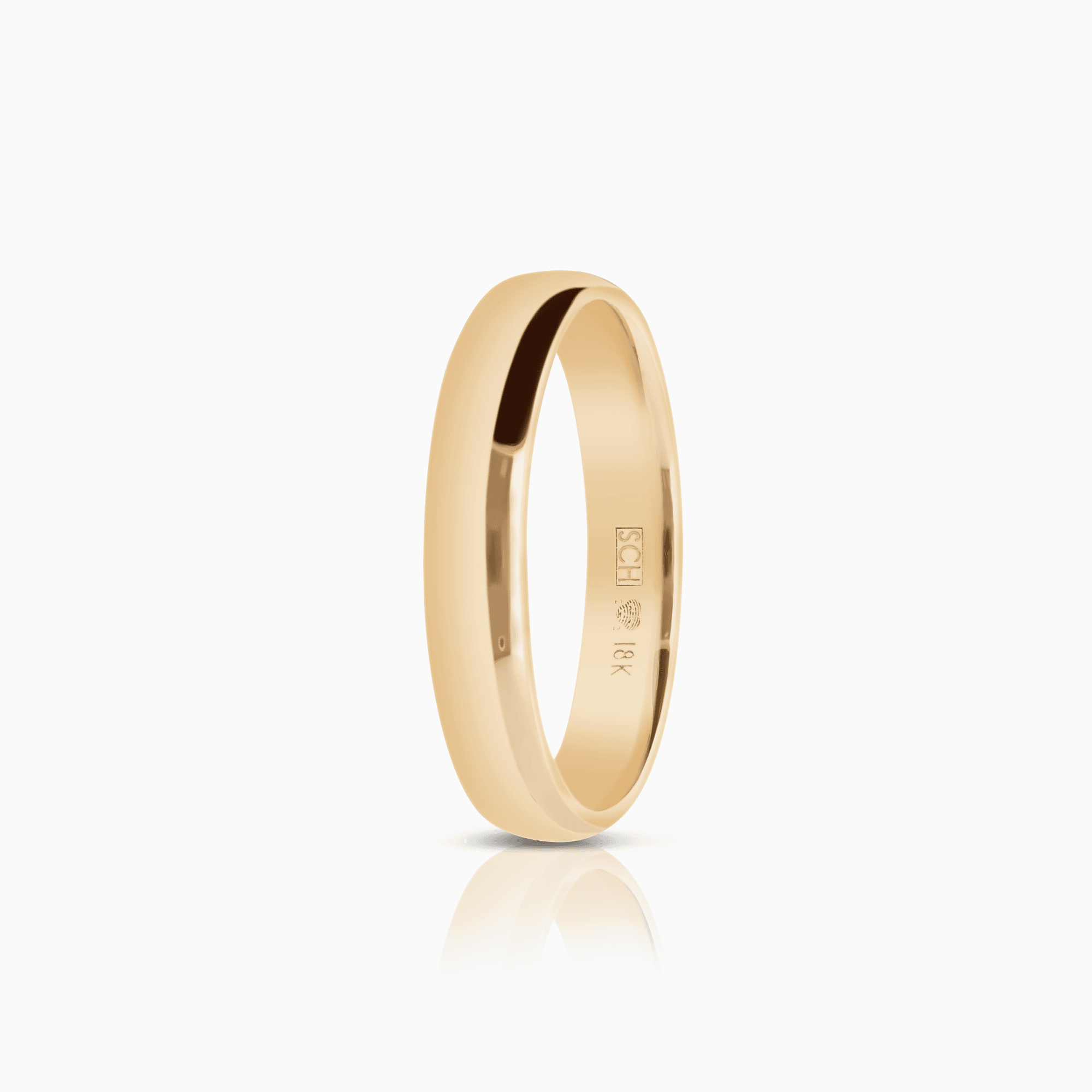 Schalins plain ring 4.08g 18K gold
