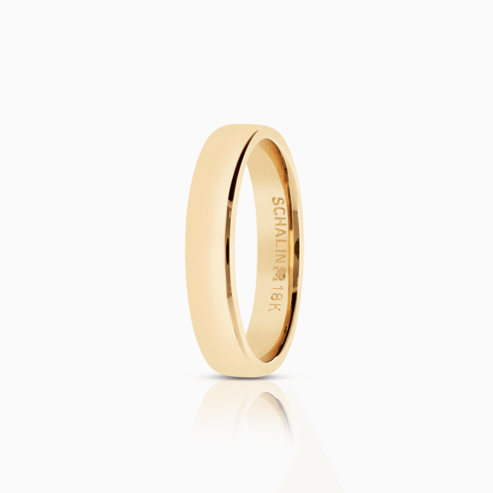 Schalins plain gold ring 4.50g 18K gold