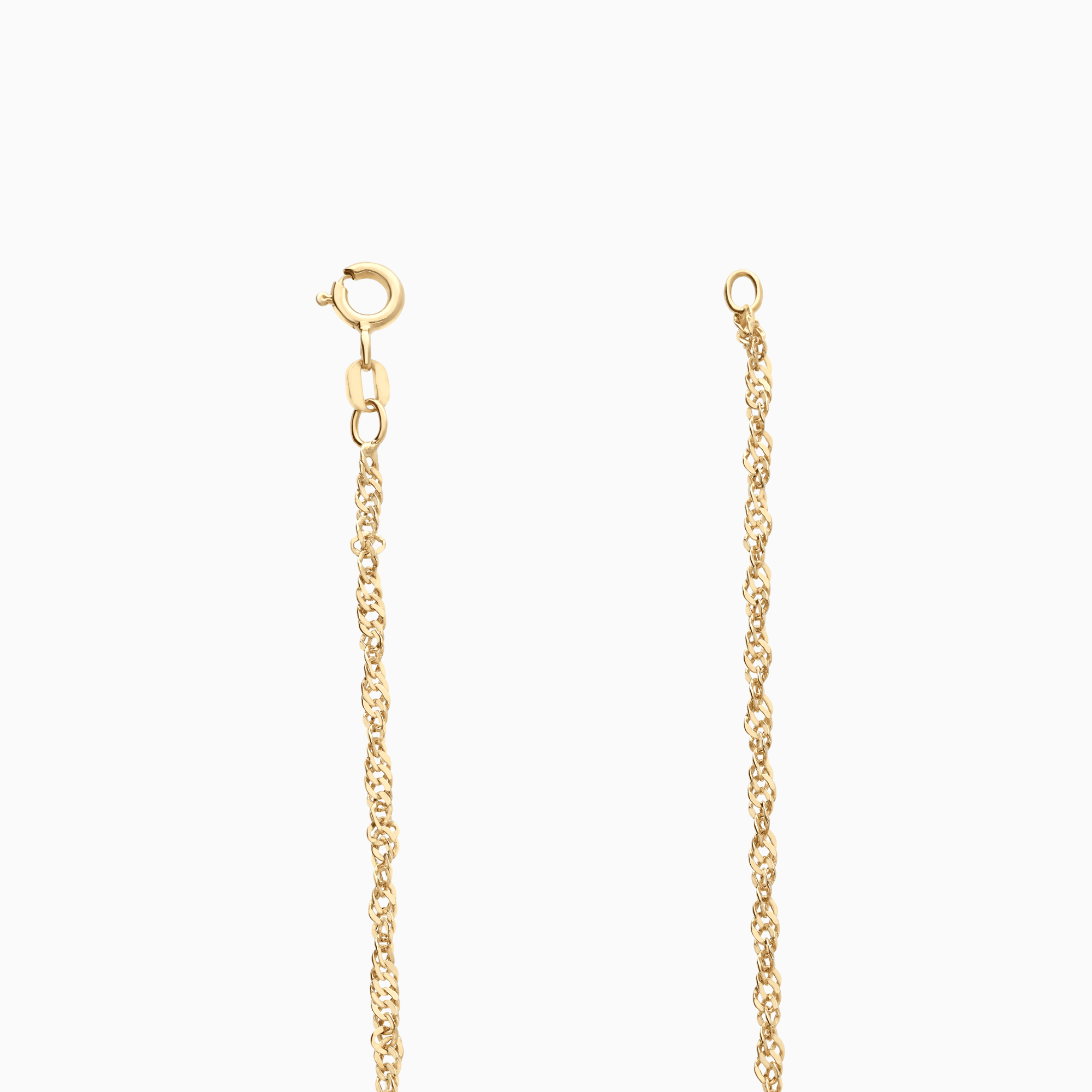 Singapore bracelet 2.20g 18K gold
