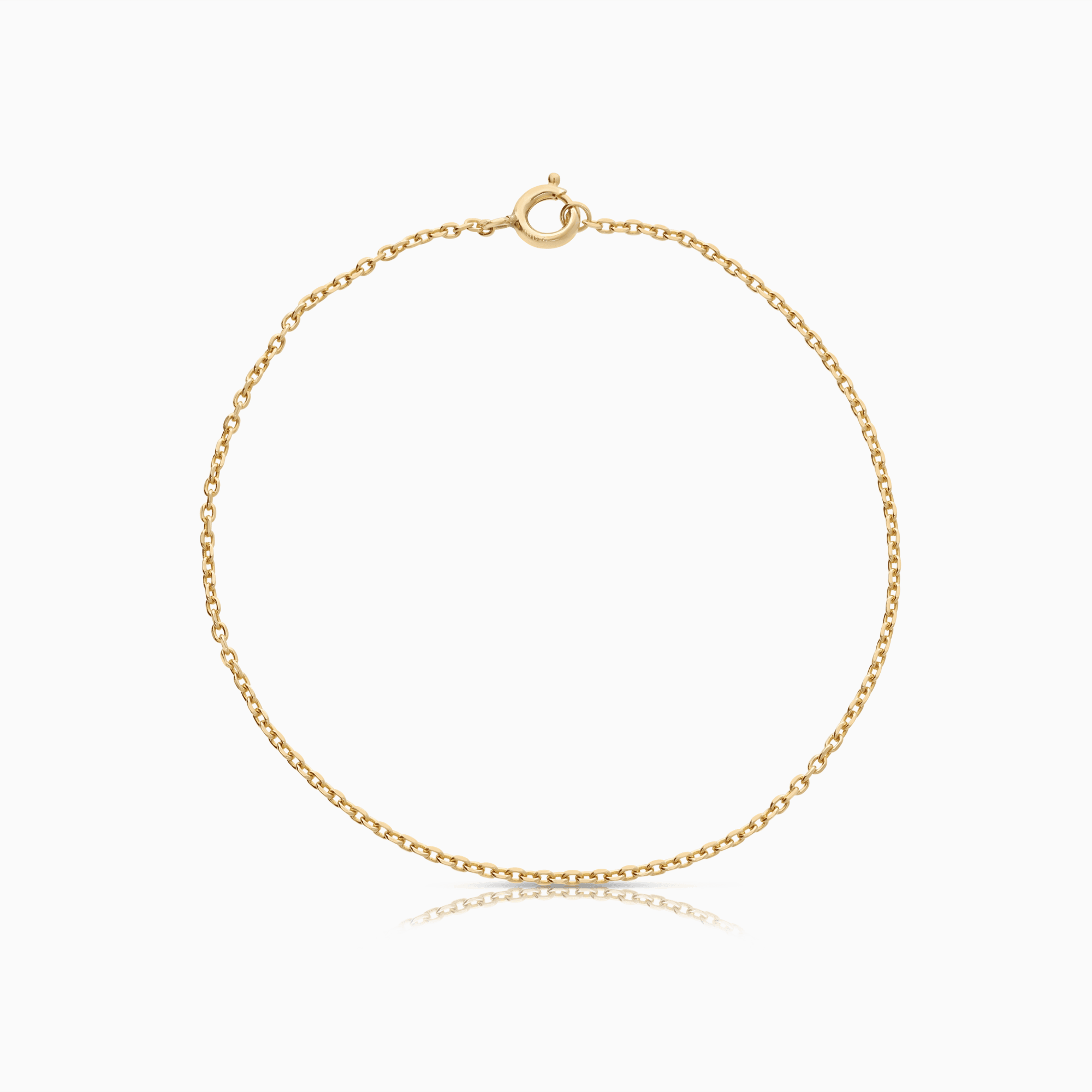 Cable bracelet 1.27g 18K gold