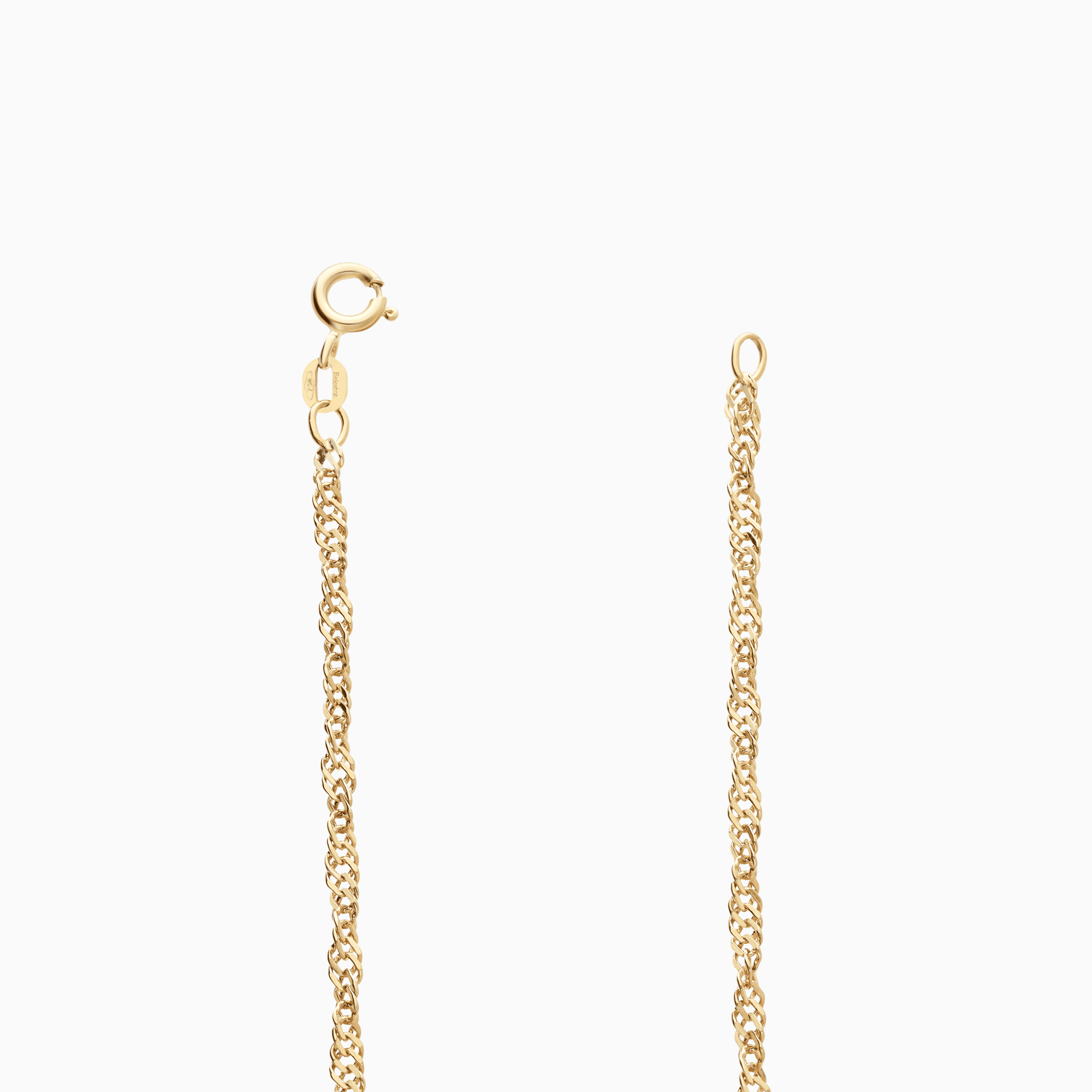 Singapore bracelet, 2.98g, 18K gold