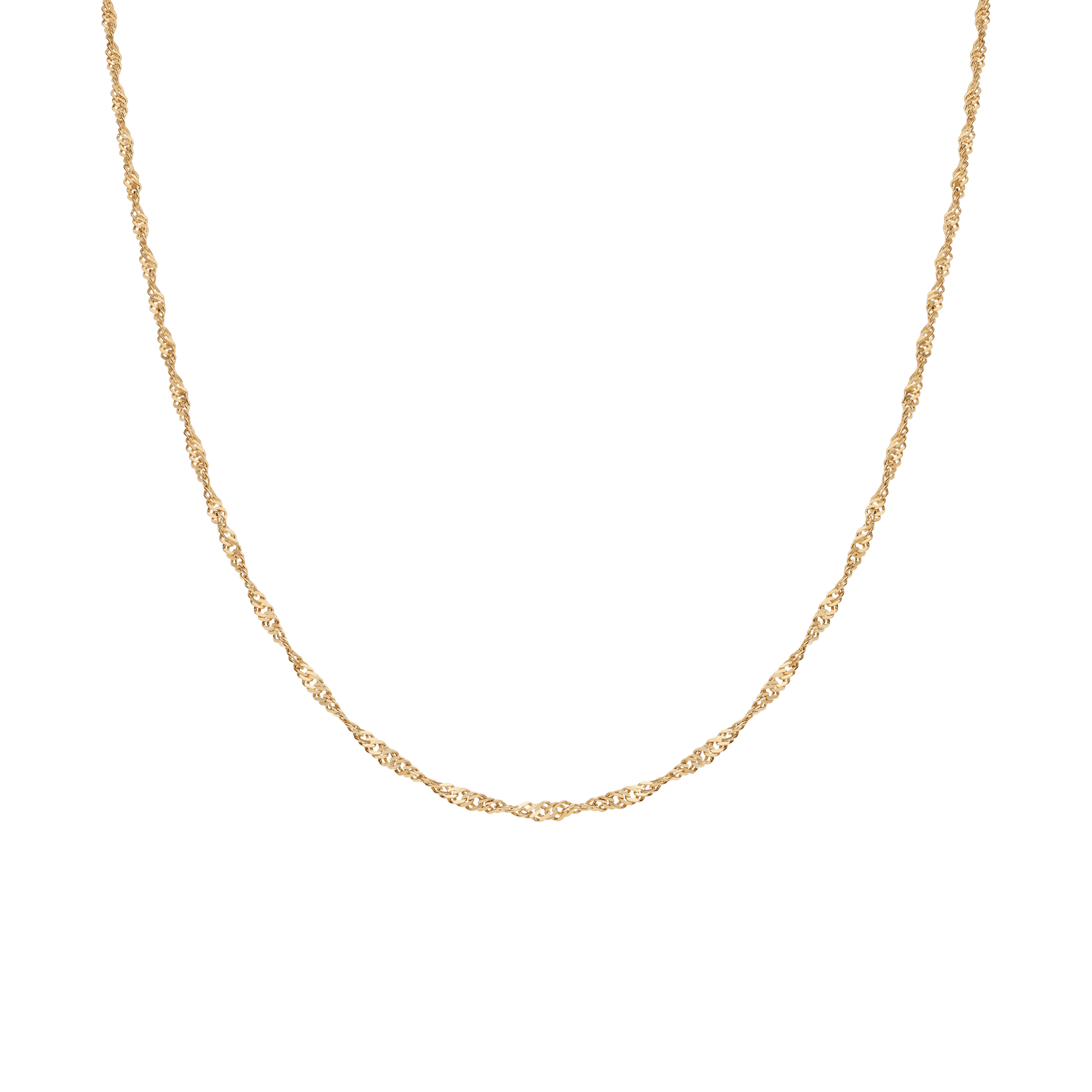 Singapore chain 42cm 18K gold