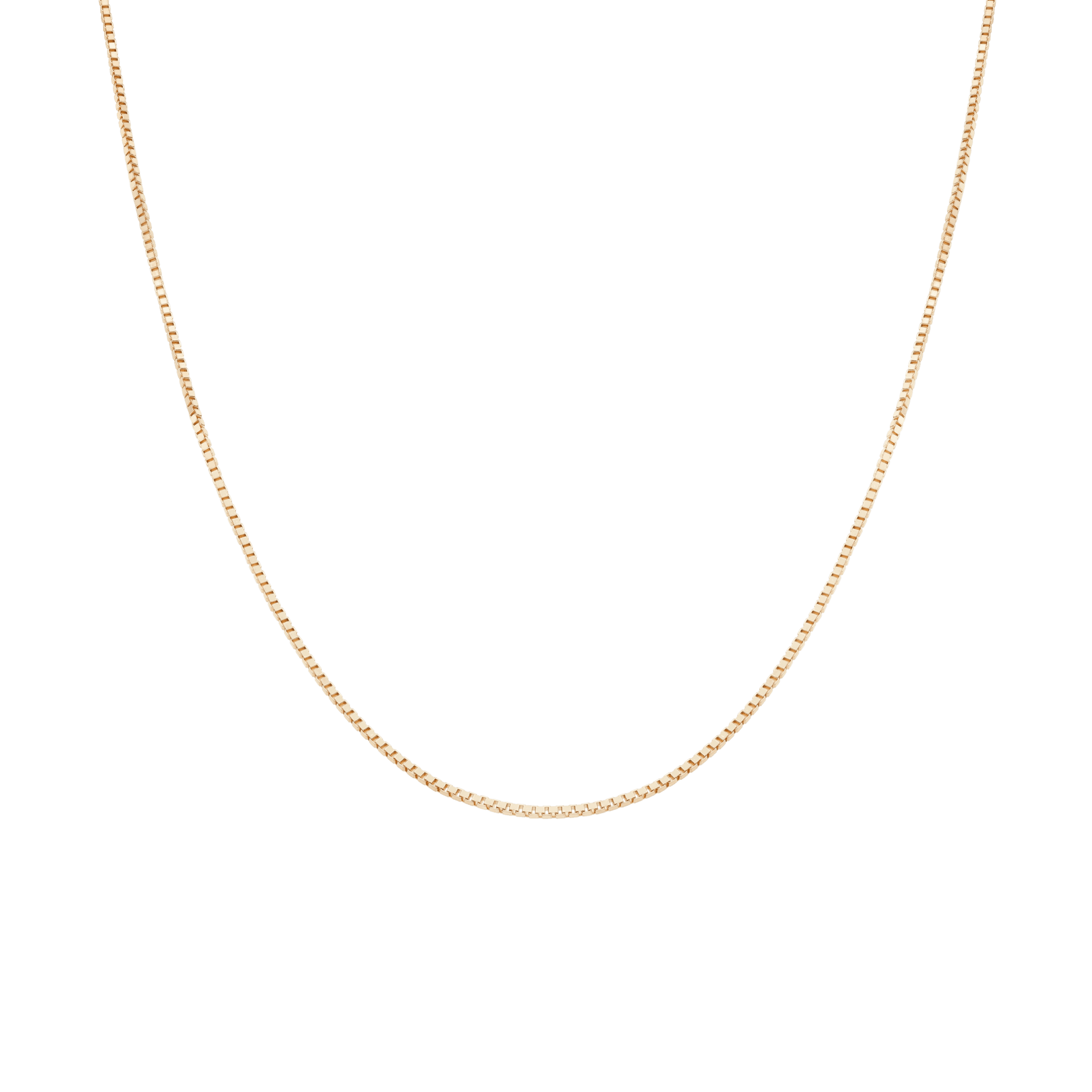 Box chain 60cm 18K gold