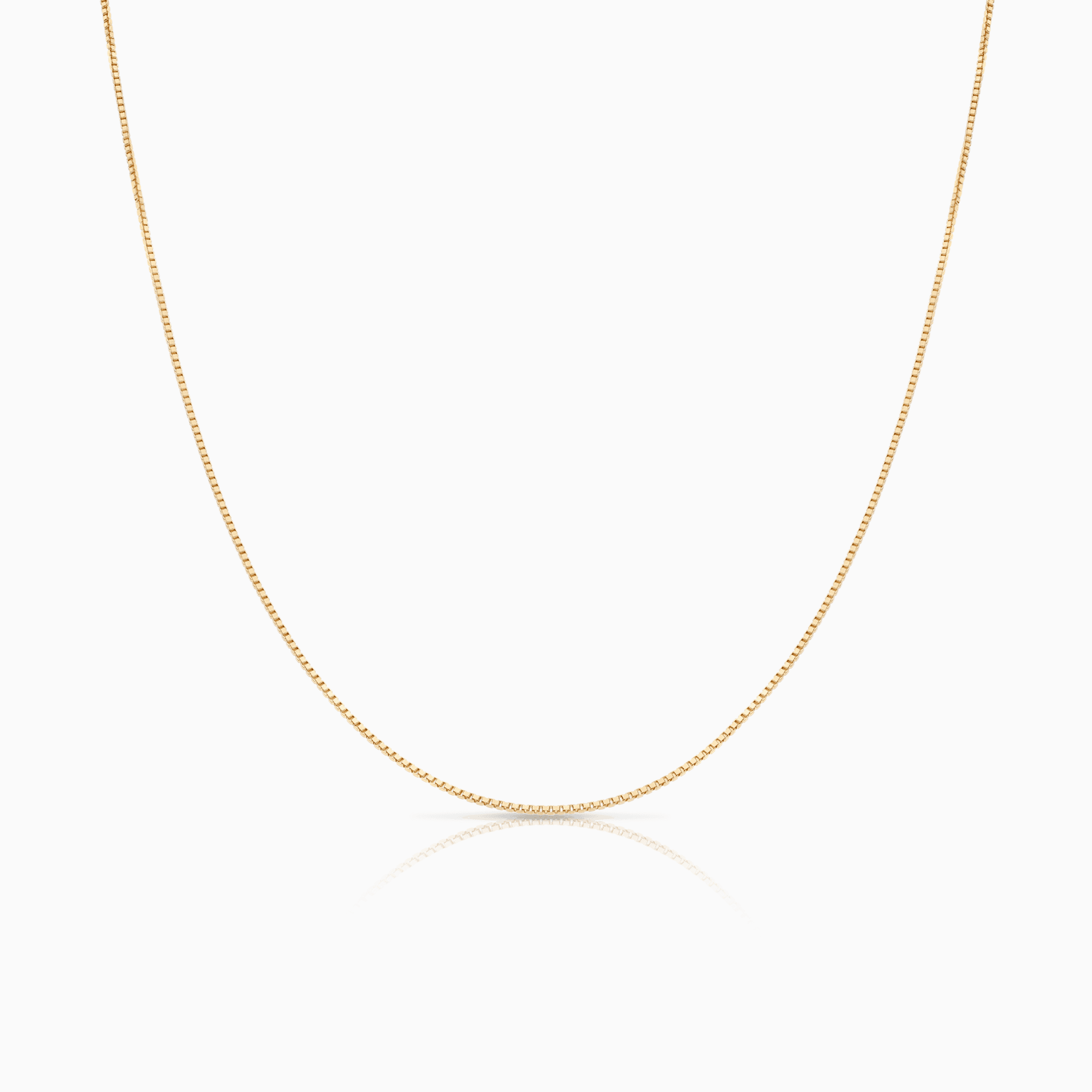 Veneziakedja 38cm 18K guld
