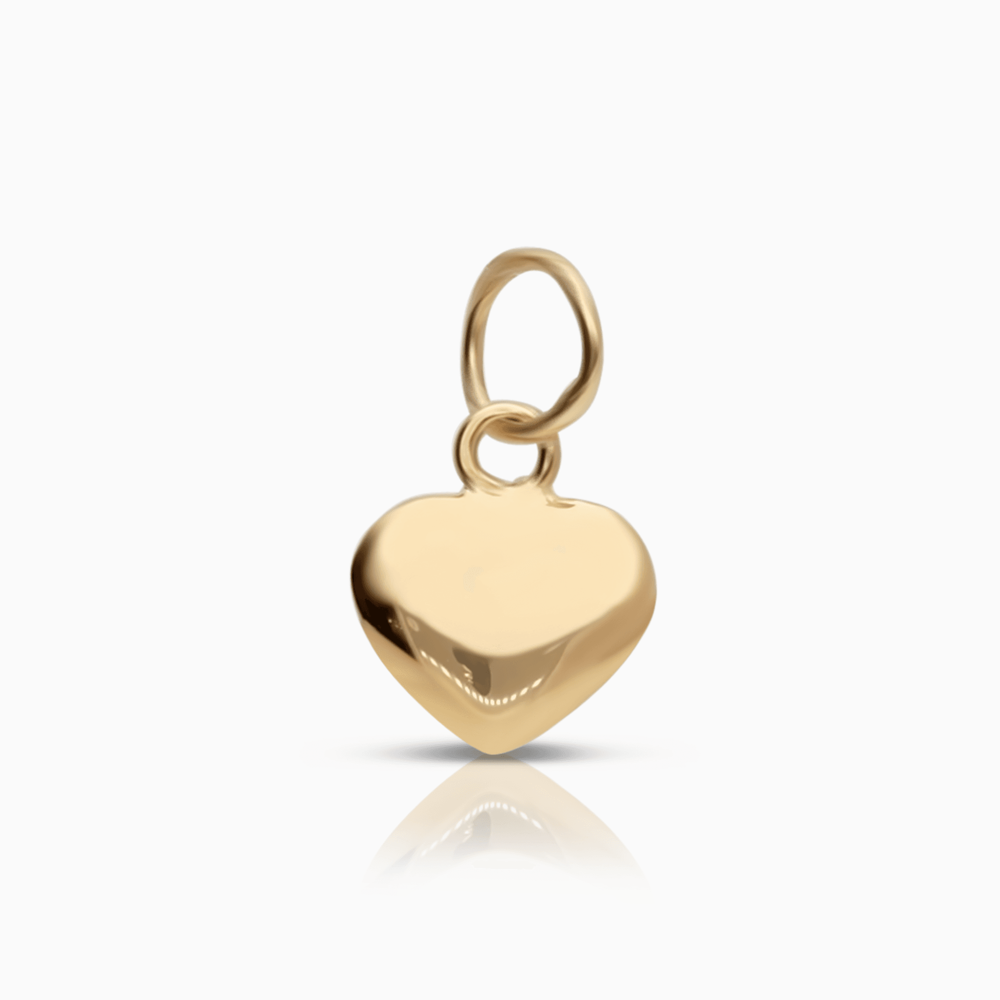 Heart pendant 0.13g 18K gold