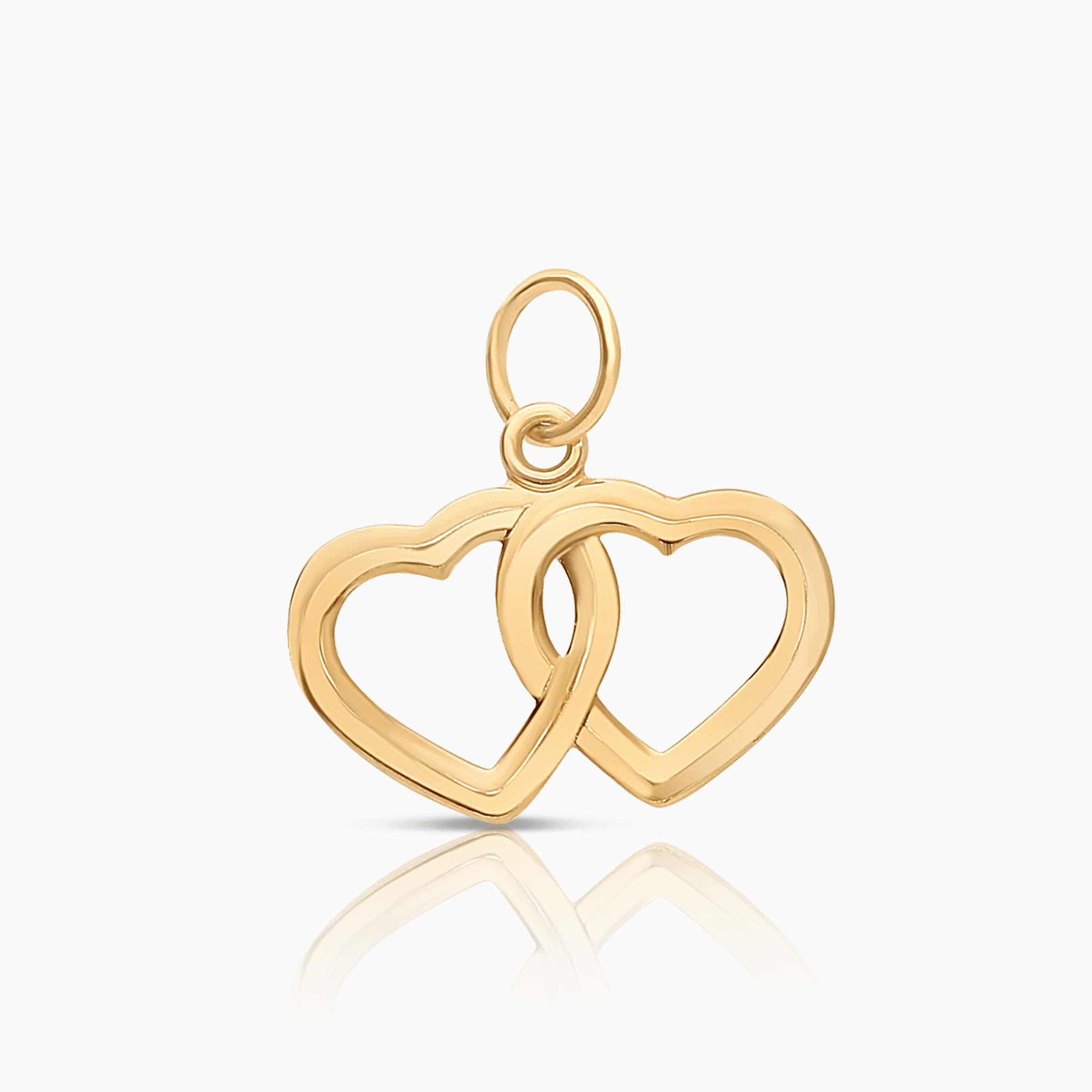 Hearts Pendant 0.32g 18K Gold