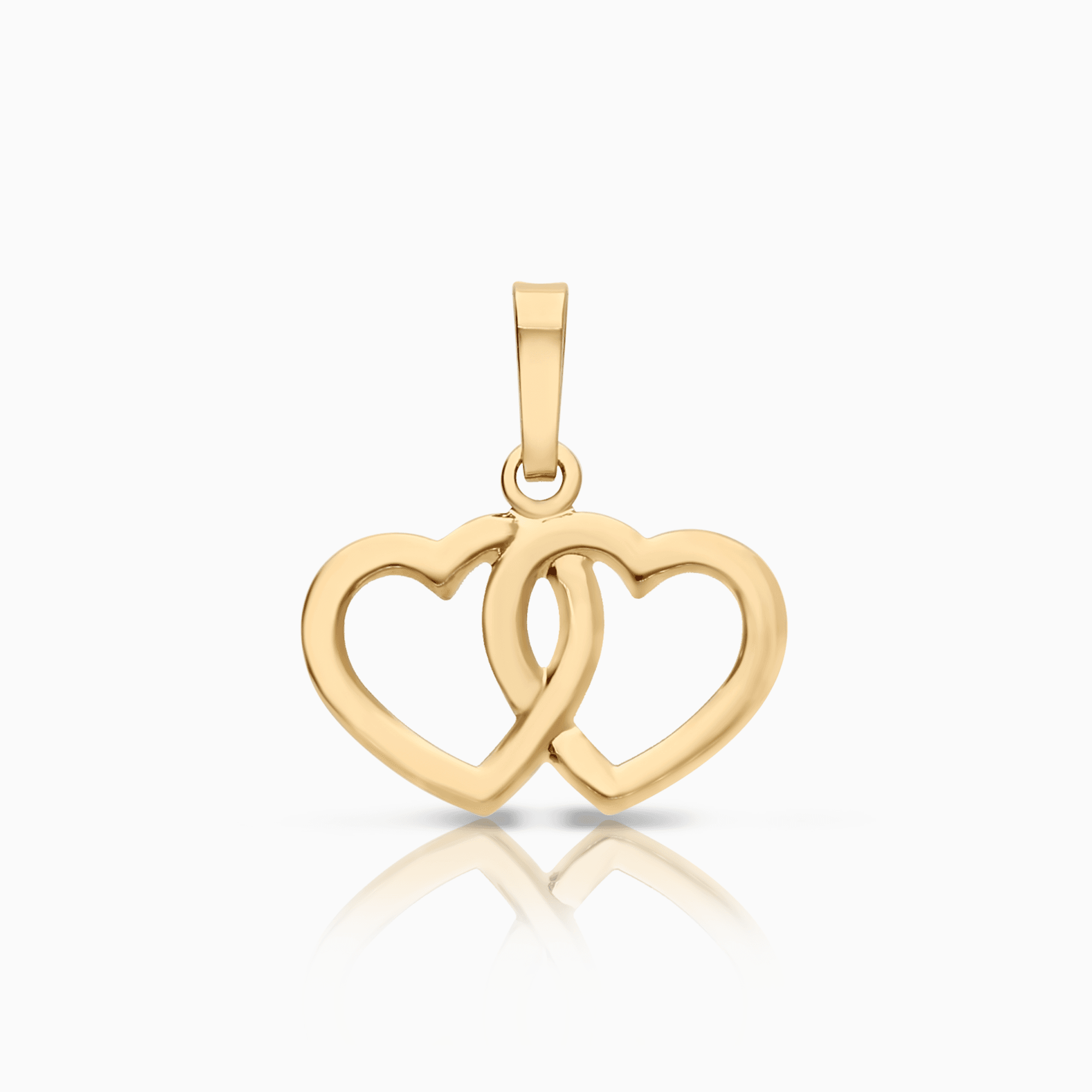 Heart pendant 0.38g 18K gold