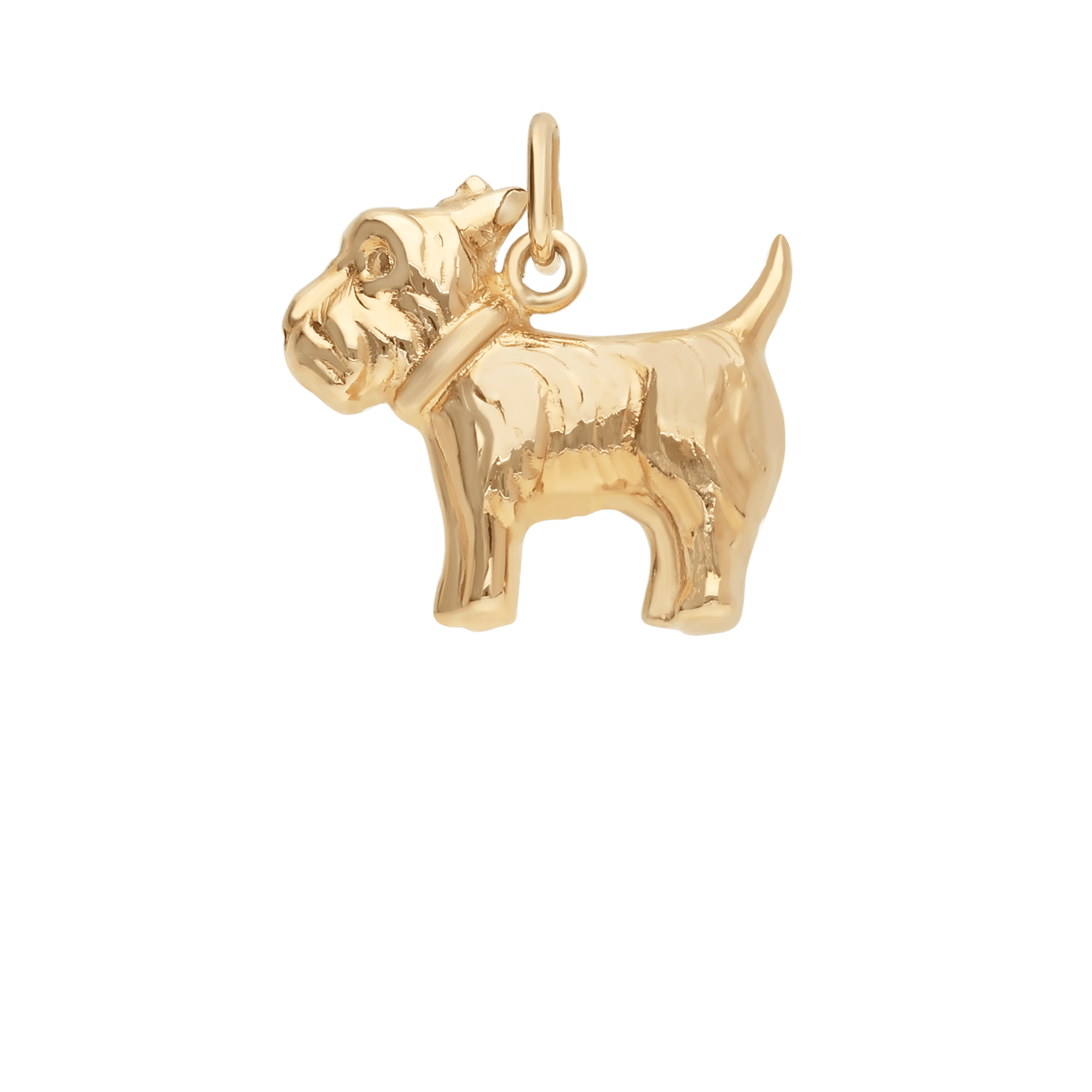 Dog pendant 1.91g 18K gold