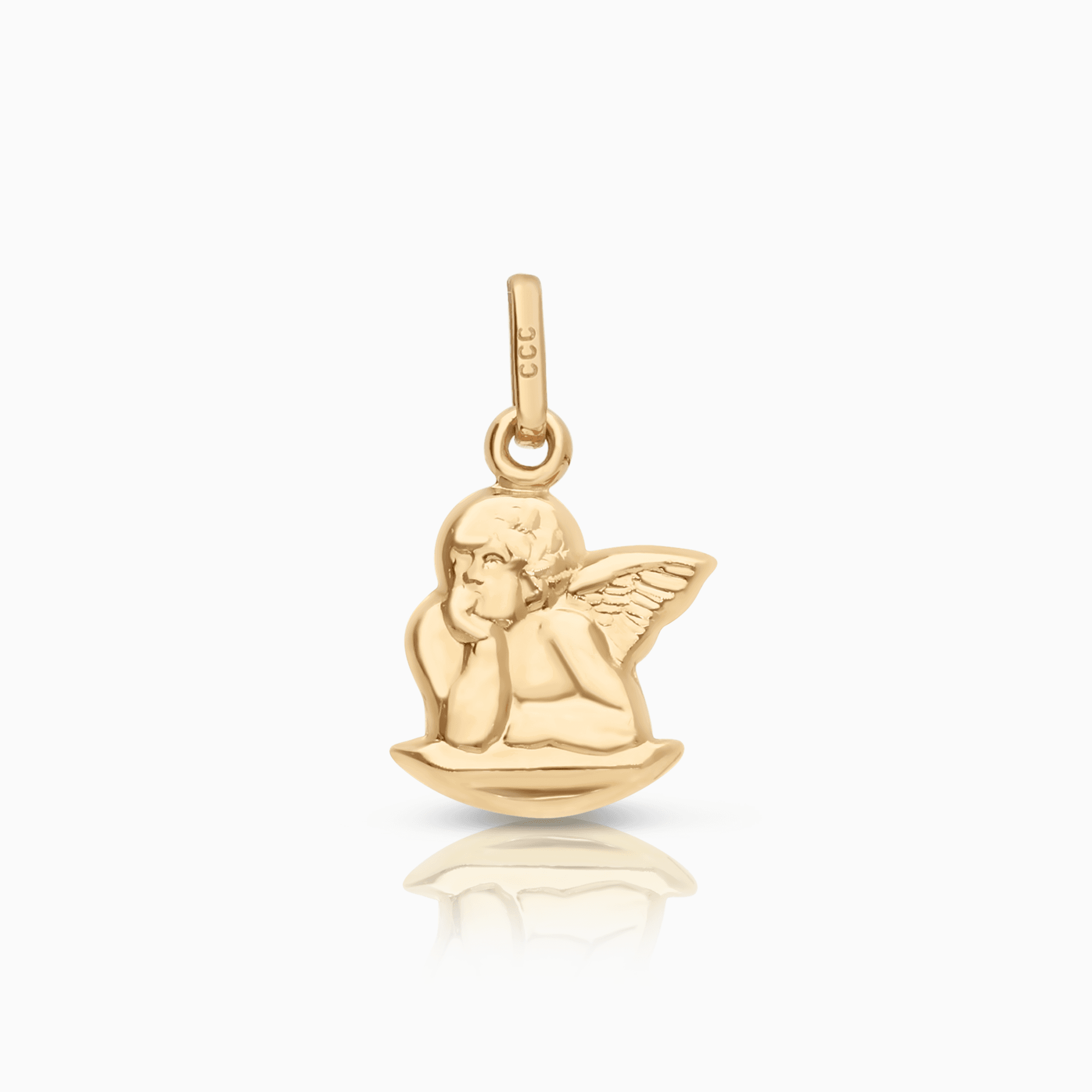 Angel pendant 0.58g 18K gold