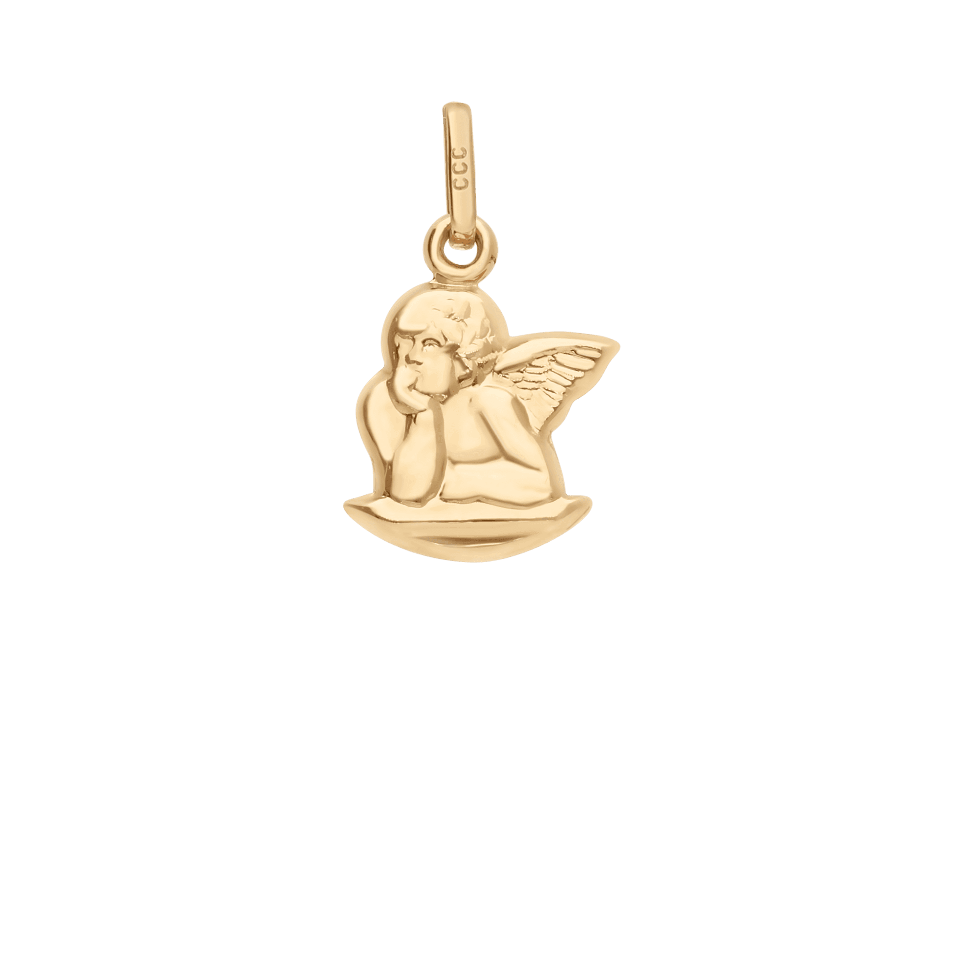 Angel pendant 0.58g 18K gold