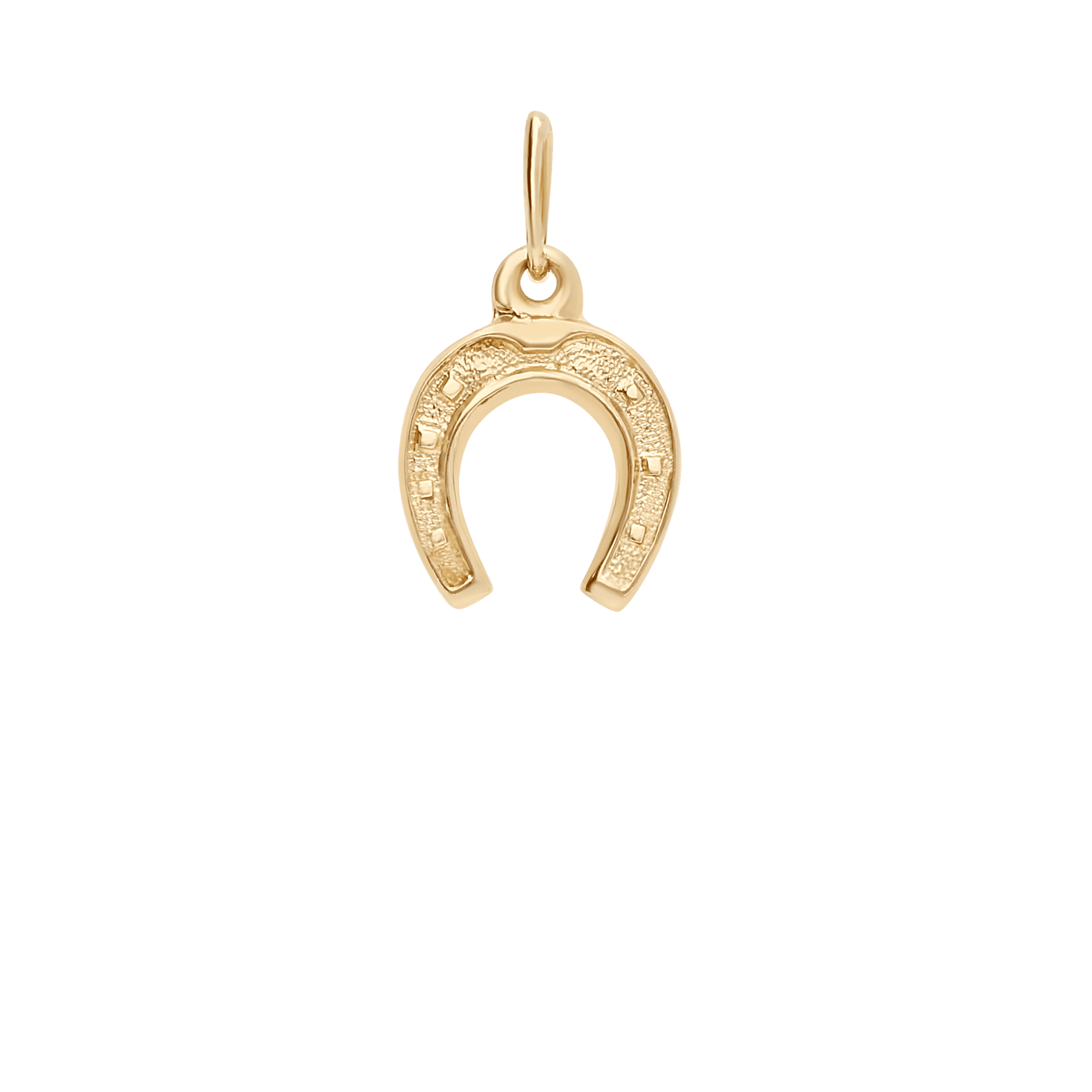 Horseshoe pendant 0.78g 18K gold